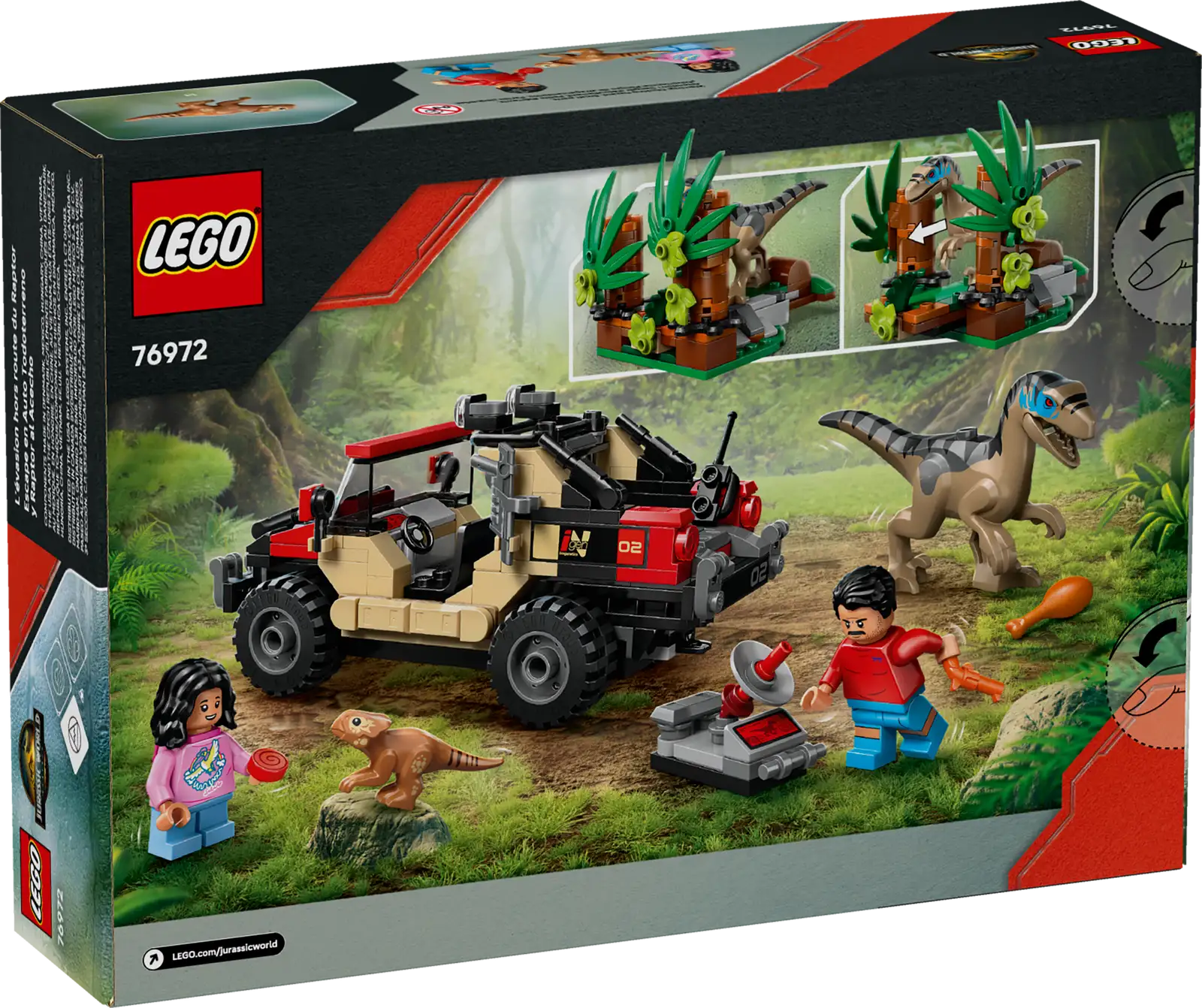 76972-1 Raptor Off-Road Escape Retail Box of Lego® Set of Raptor Off-Road Escape