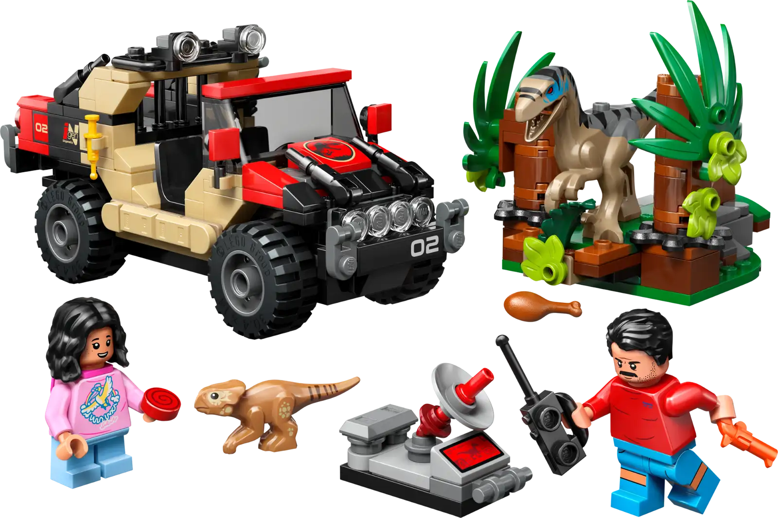 Completely Built Lego® Set of Raptor Off-Road Escape