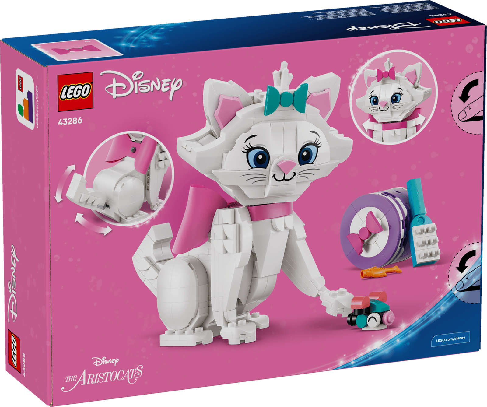 43286-1 The Aristocats Adorable Marie Retail Box of Lego® Set of The Aristocats Adorable Marie