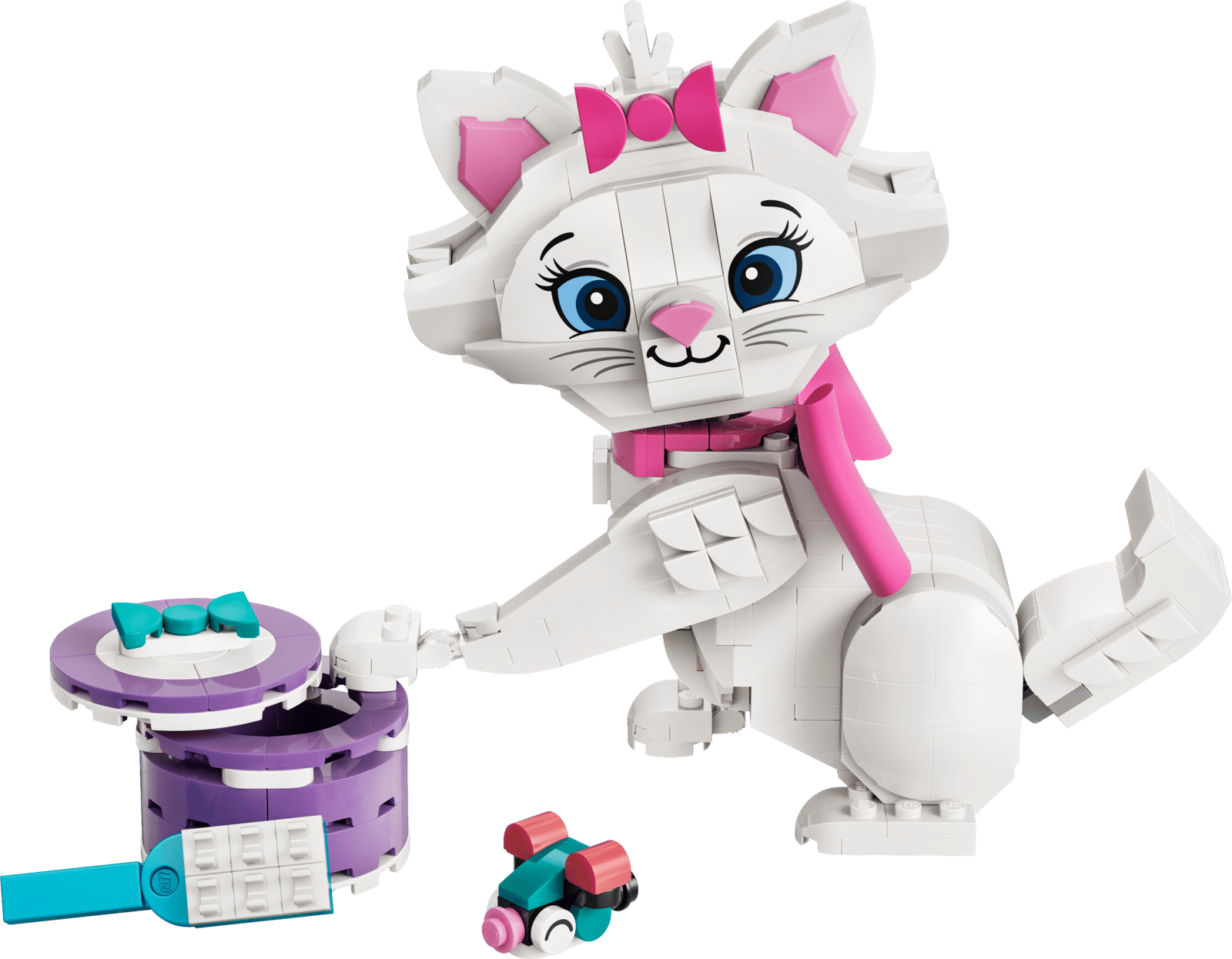 Completely Built Lego® Set of The Aristocats Adorable Marie