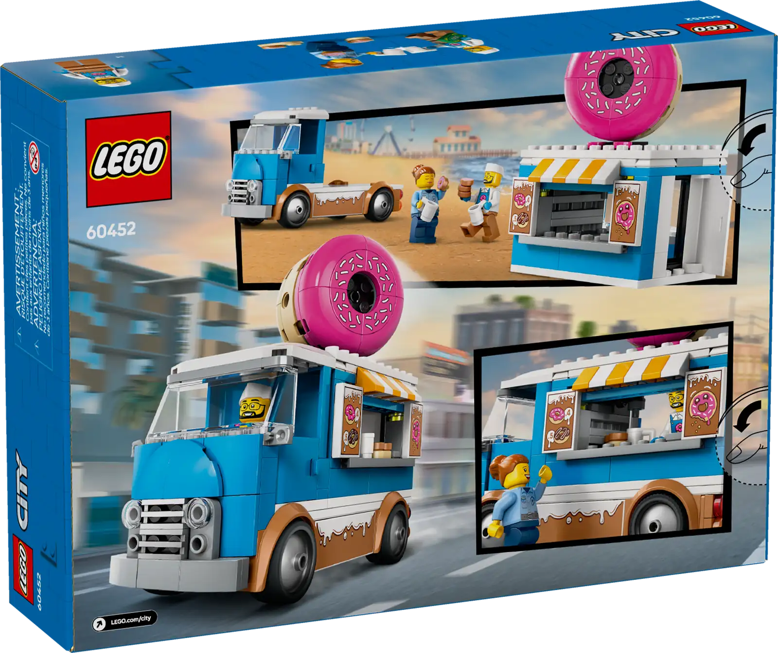 60452-1 Donut Truck Retail Box of Lego® Set of Donut Truck