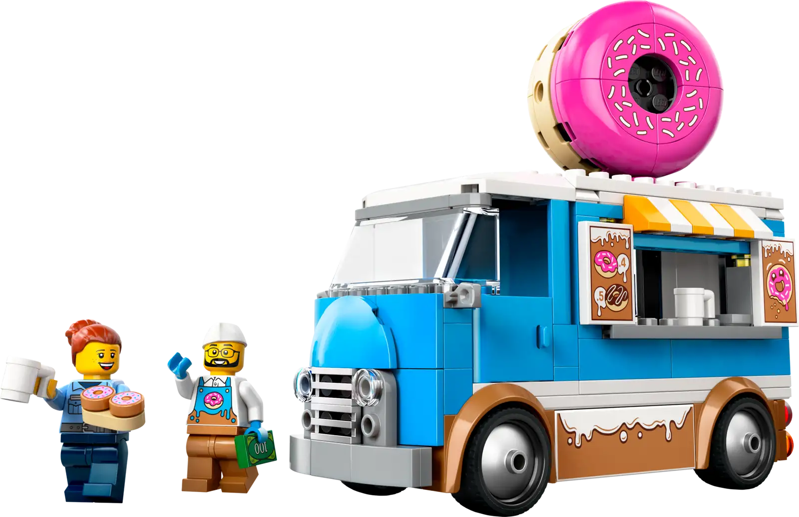 Completely Built Lego® Set of Donut Truck