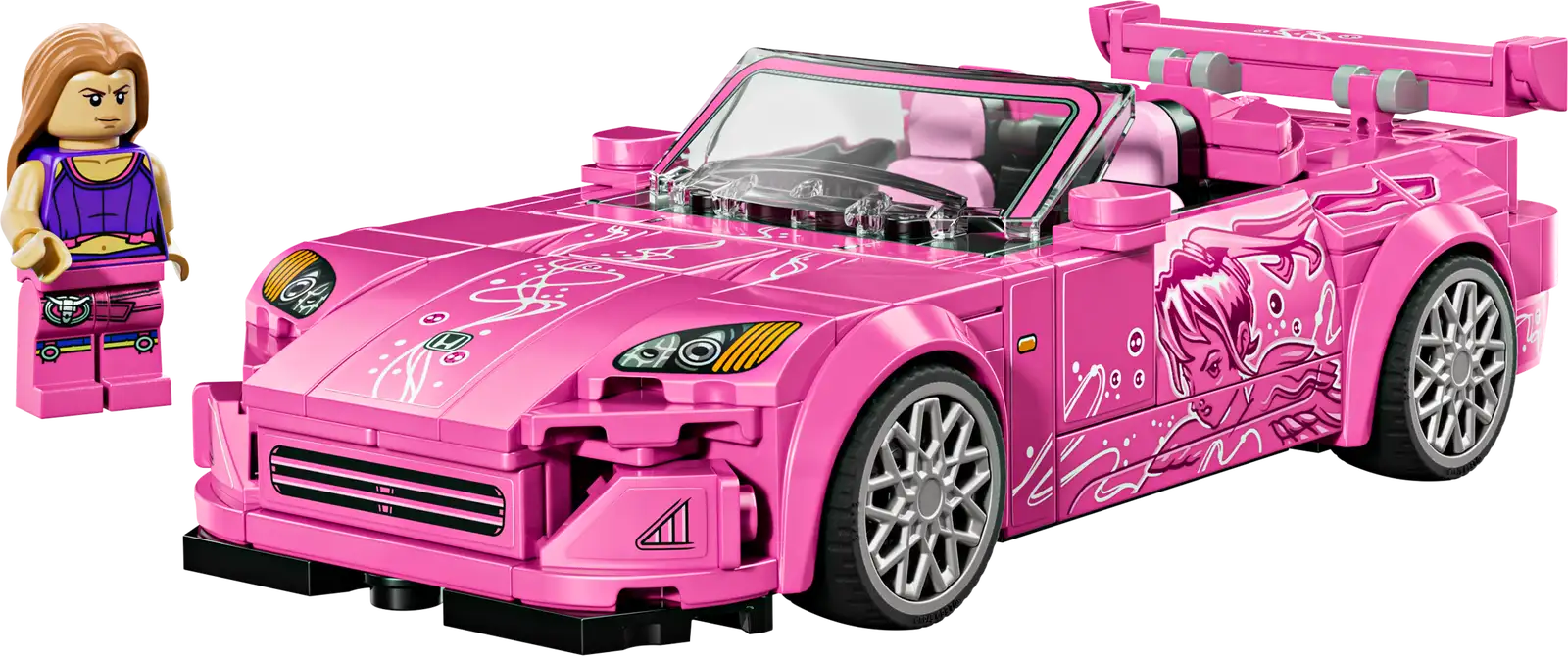Completely Built Lego® Set of 2 Fast 2 Furious Honda S2000