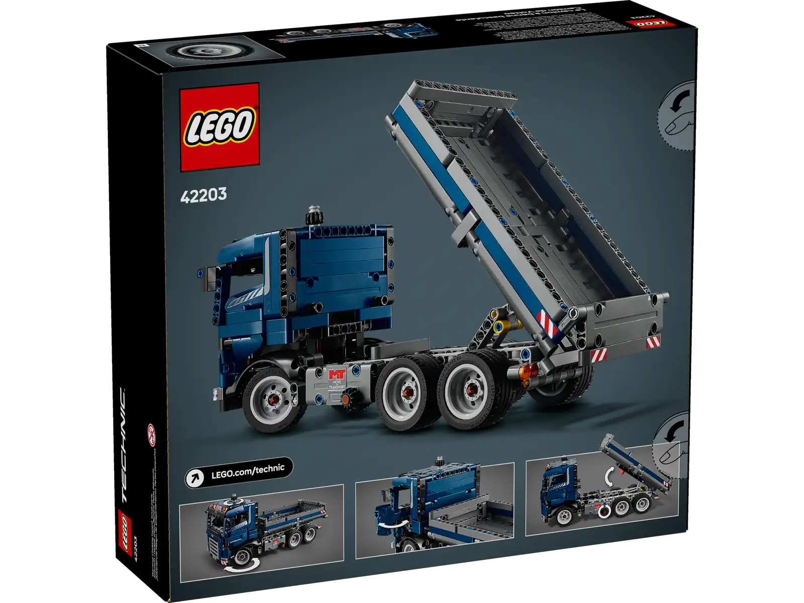 42203-1 Tipping Dump Truck Retail Box of Lego® Set of Tipping Dump Truck