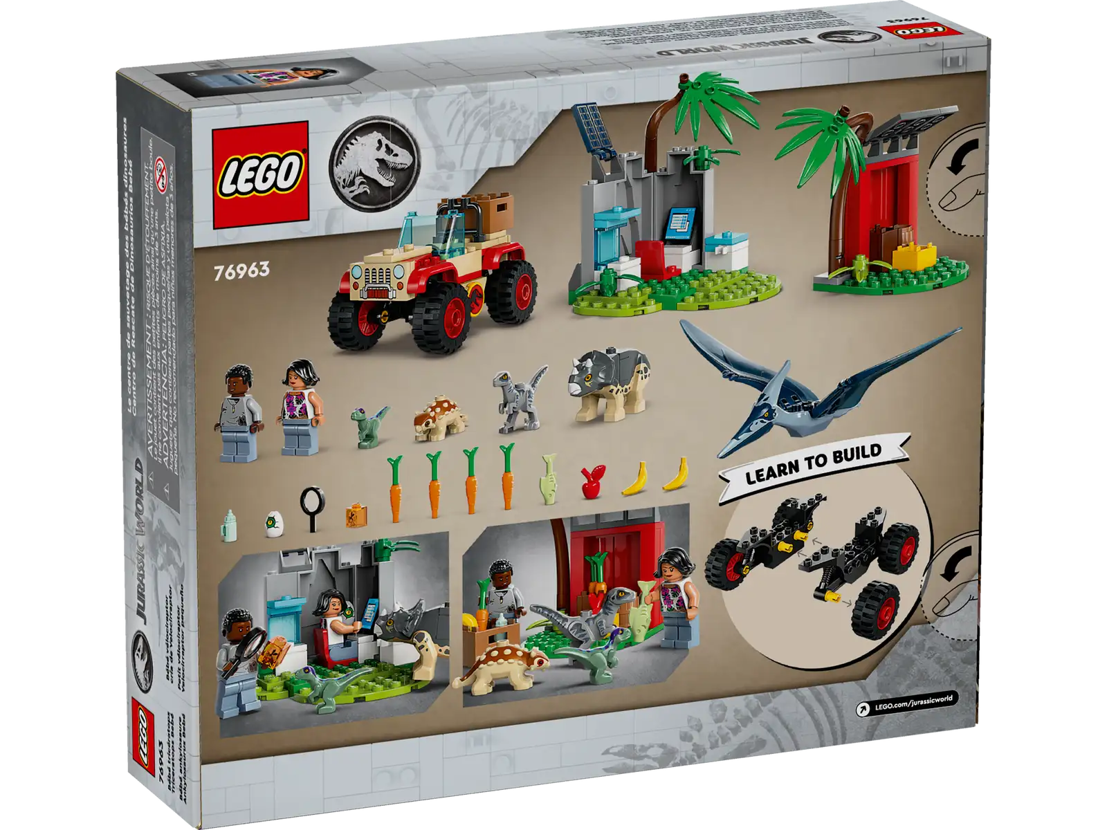76963-1 Baby Dinosaur Rescue Center Retail Box of Lego® Set of Baby Dinosaur Rescue Center