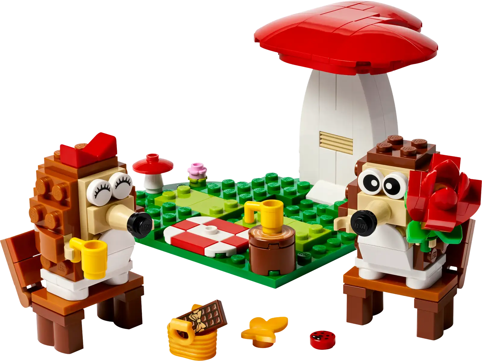 40711-1 Hedgehog Picnic Date Retail Box of Lego® Set of Hedgehog Picnic Date