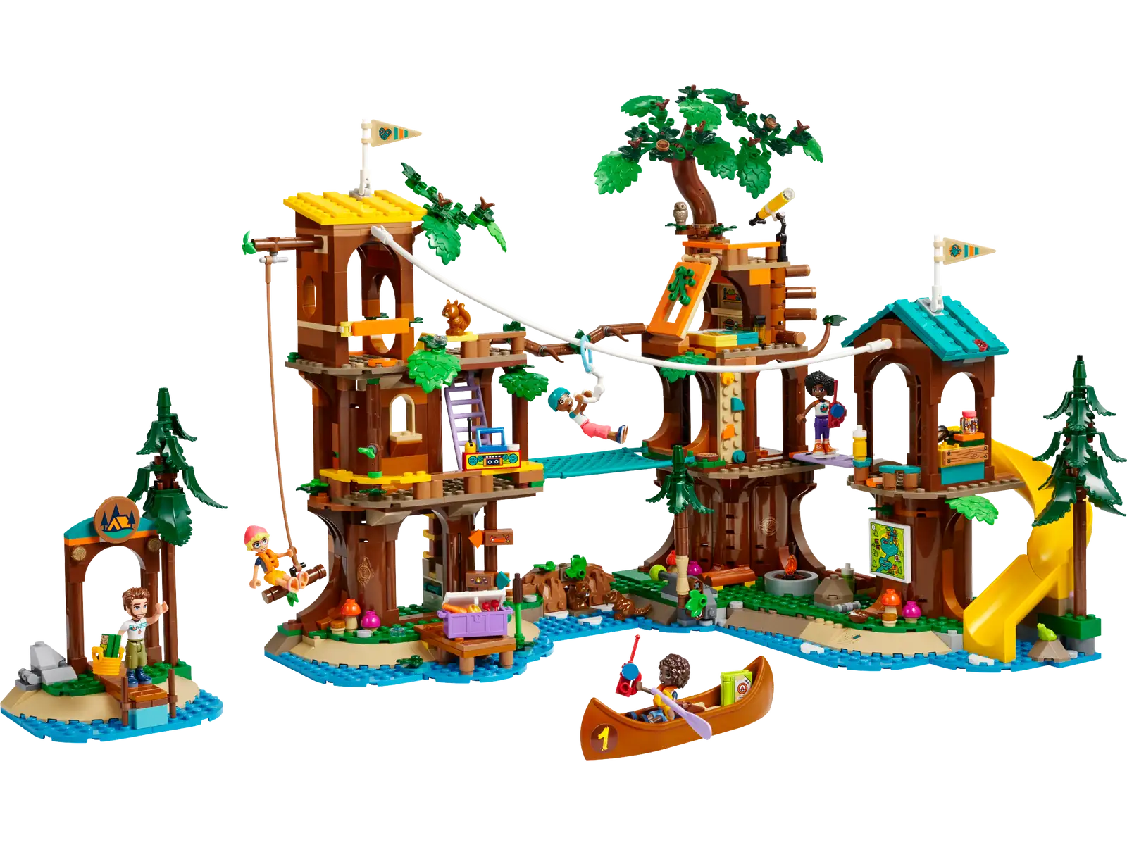 Completely Built Lego® Set of Adventure Camp Tree House