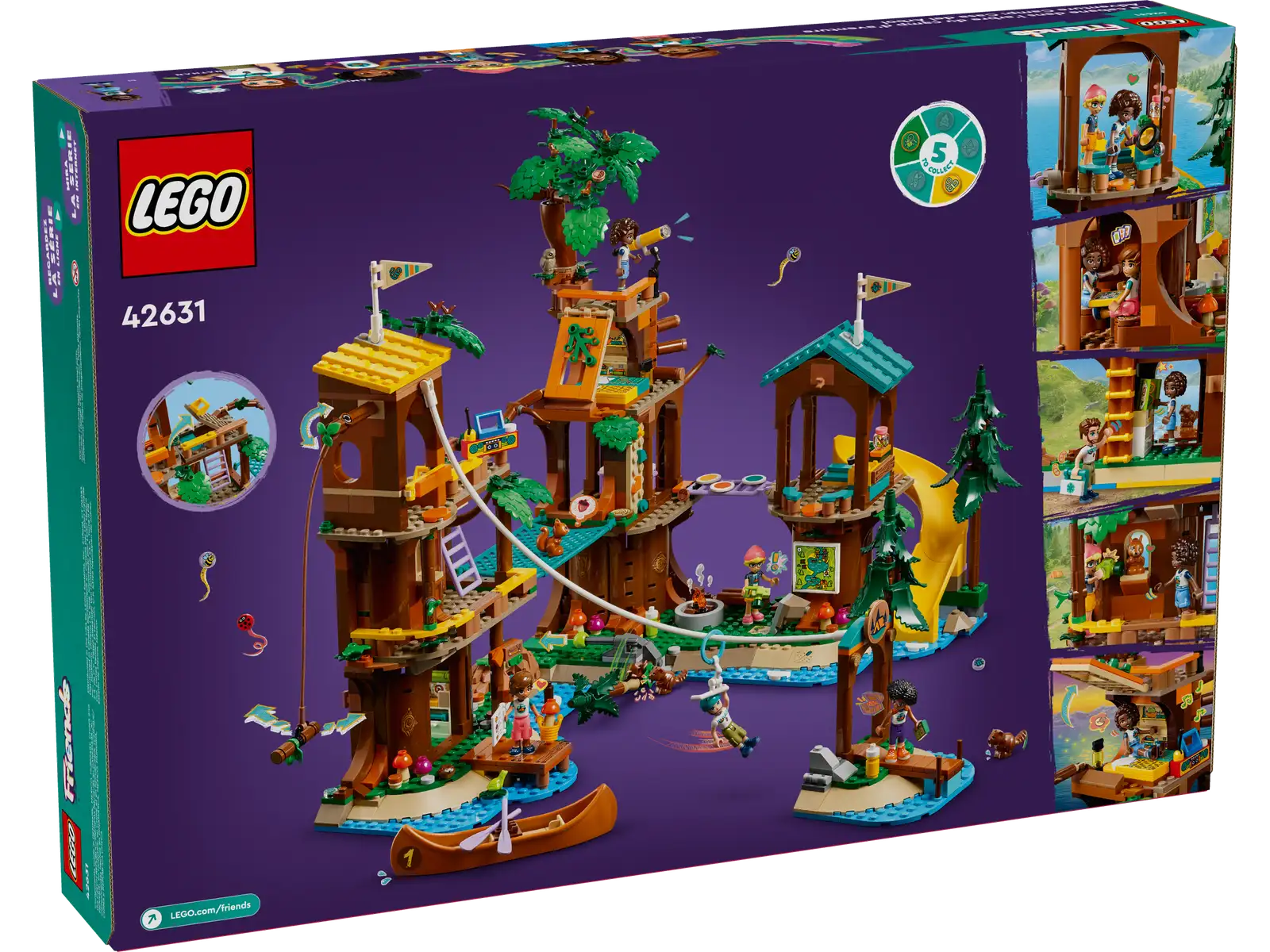 42631-1 Adventure Camp Tree House Retail Box of Lego® Set of Adventure Camp Tree House