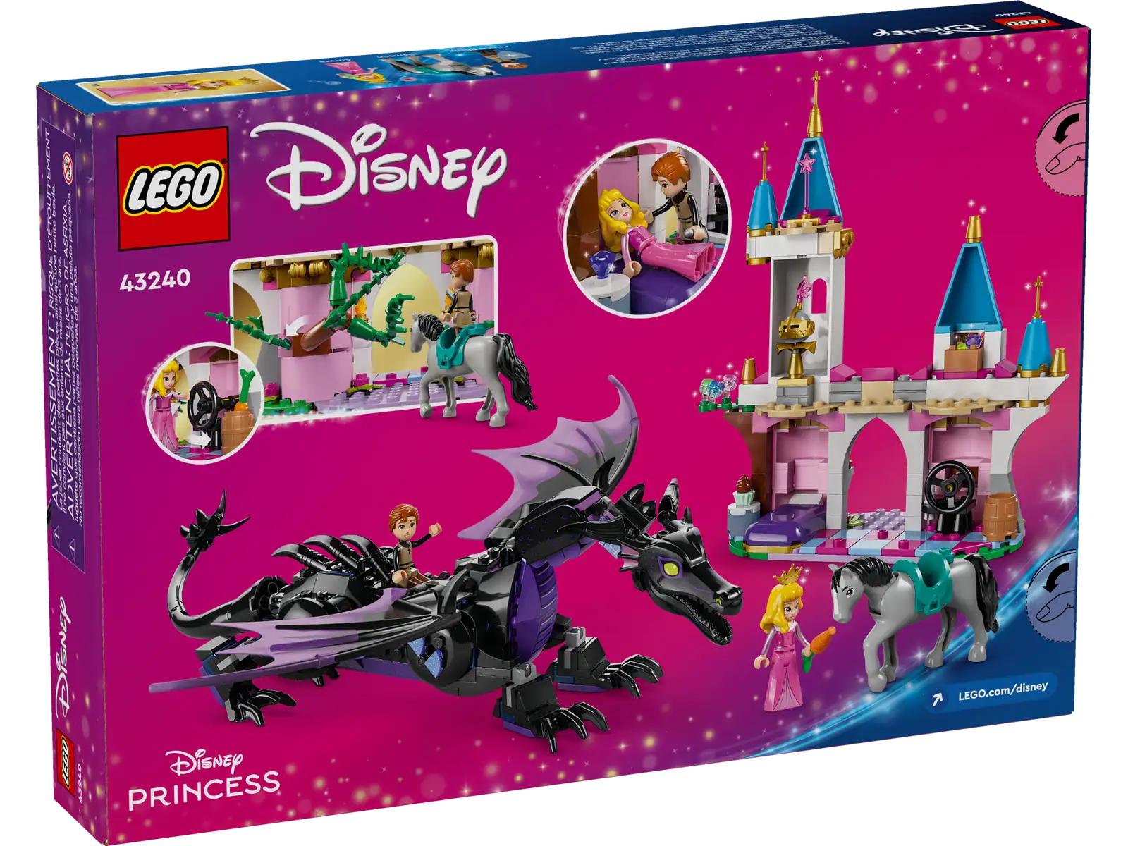43240-1 Maleficent’s Dragon Form Retail Box of Lego® Set of Maleficent’s Dragon Form