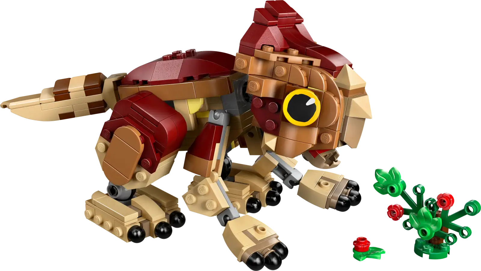 Completely Built Lego® Set of Baby Dinosaur Dolores: Aquilops