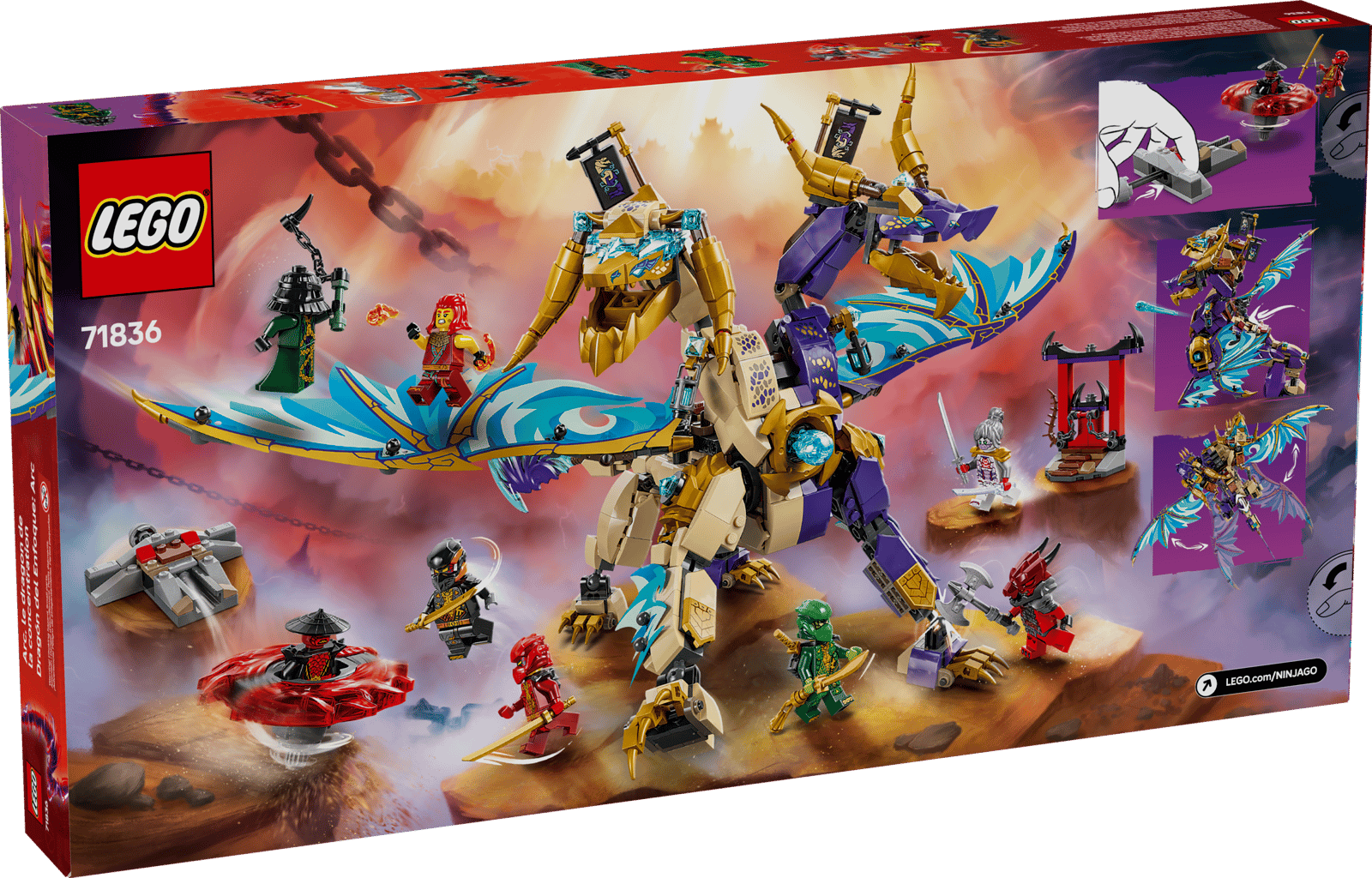 71836-1 Arc Dragon of Focus Retail Box of Lego® Set of Arc Dragon of Focus