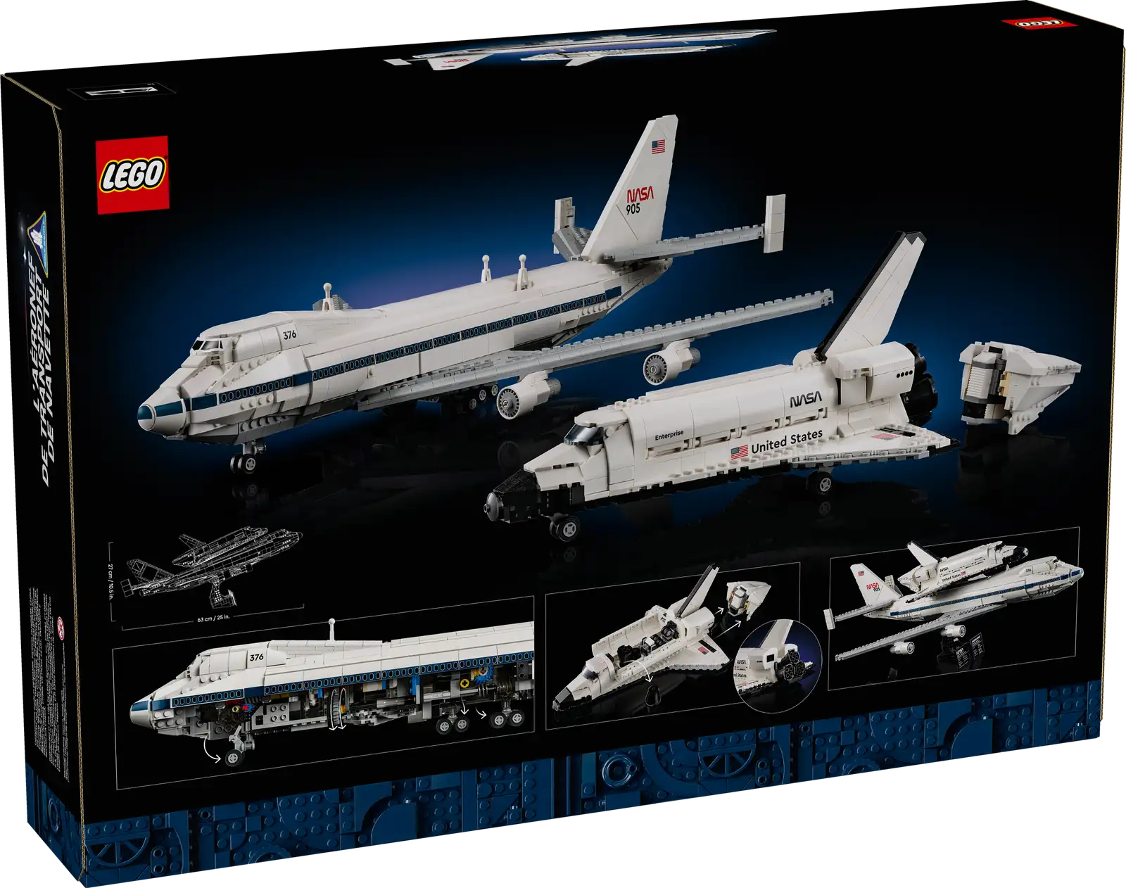 10360-1 Shuttle Carrier Aircraft Retail Box of Lego® Set of Shuttle Carrier Aircraft