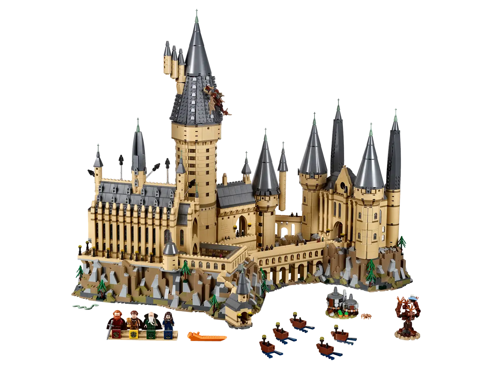 Completely Built Lego® Set of Hogwarts Castle