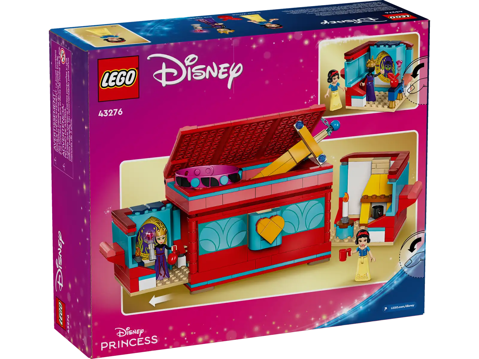 43276-1 Snow White's Jewelry Box Retail Box of Lego® Set of Snow White's Jewelry Box