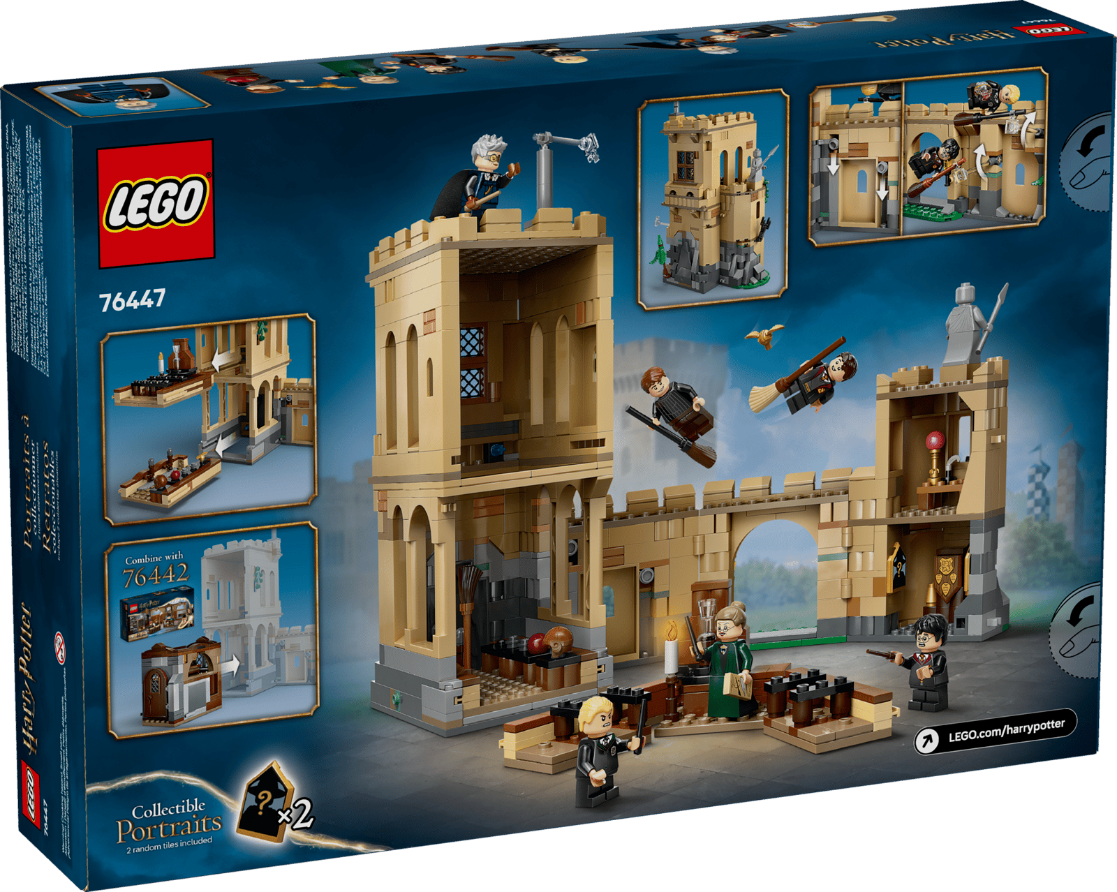 76447-1 Hogwarts Castle: Flying Lessons Retail Box of Lego® Set of Hogwarts Castle: Flying Lessons