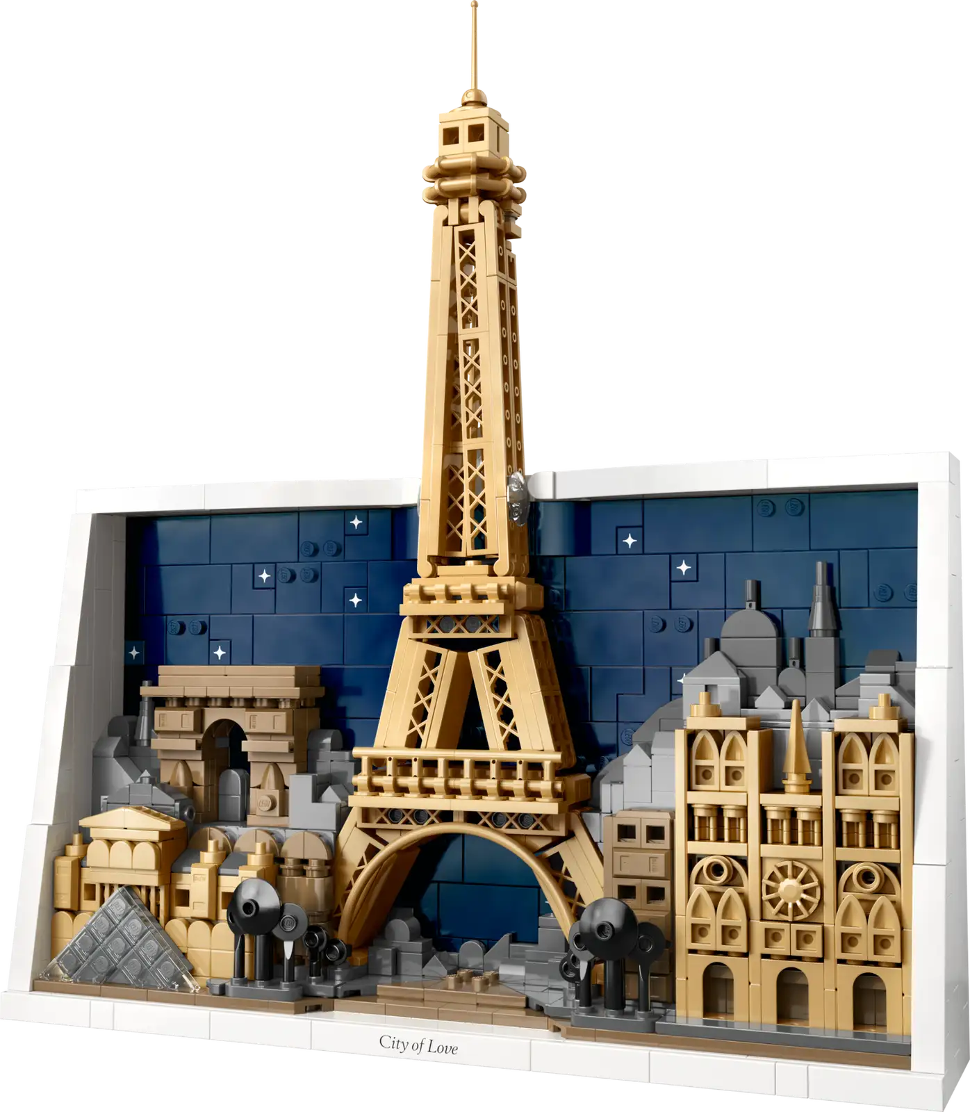Completely Built Lego® Set of Paris - City of Love