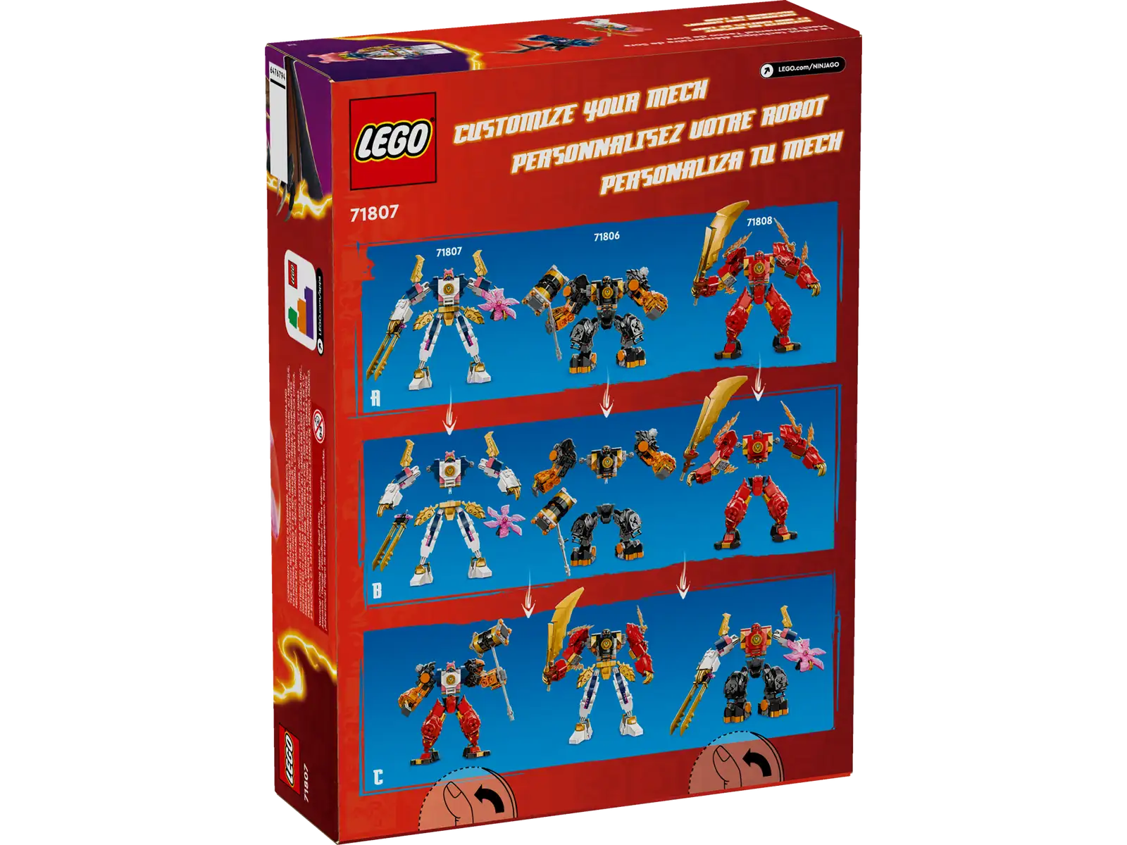 71807-1 Sora's Tech Mech Retail Box of Lego® Set of Sora's Tech Mech