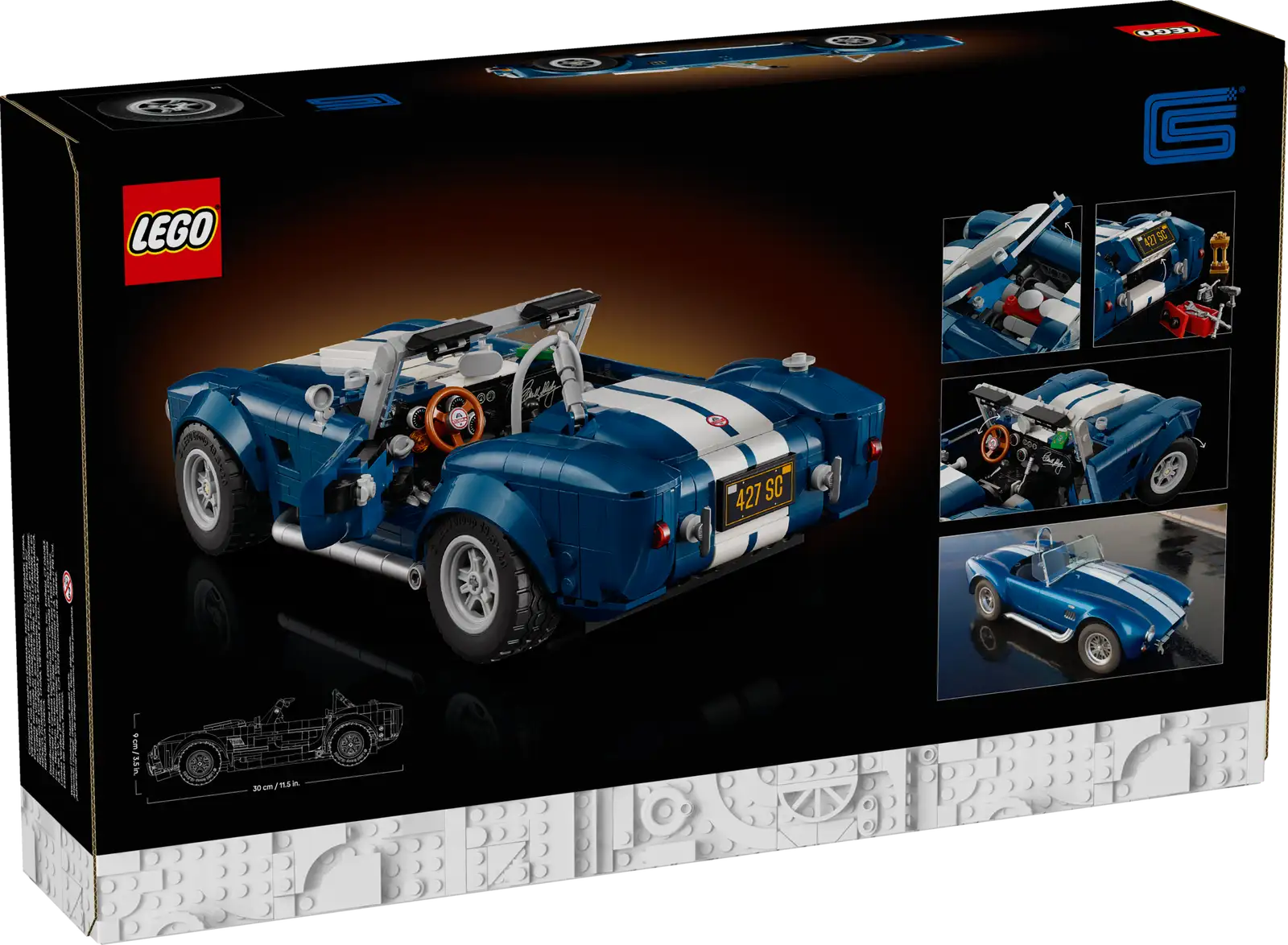 10357-1 Shelby Cobra 427 S/C Retail Box of Lego® Set of Shelby Cobra 427 S/C