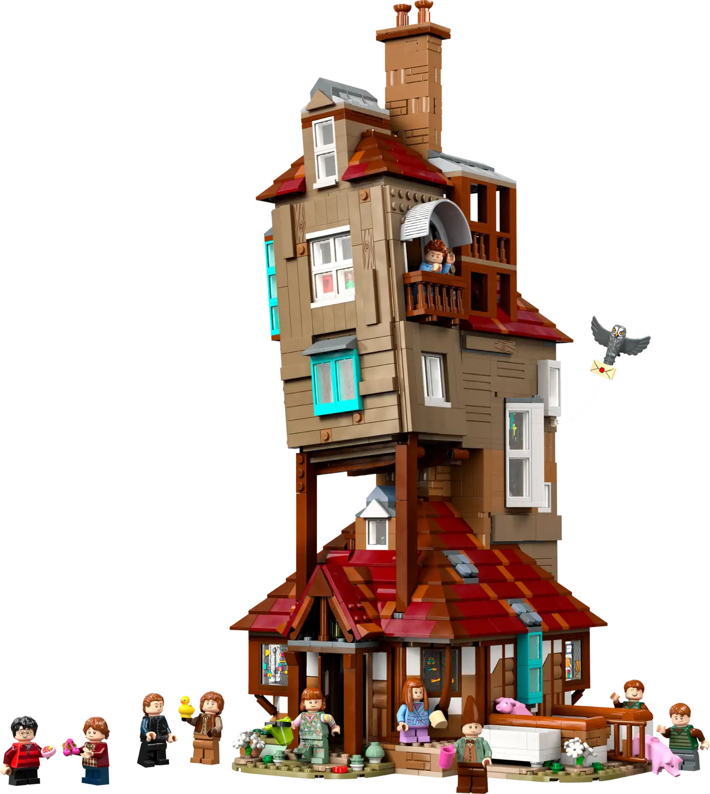 Completely Built Lego® Set of The Burrow – Collectors' Edition