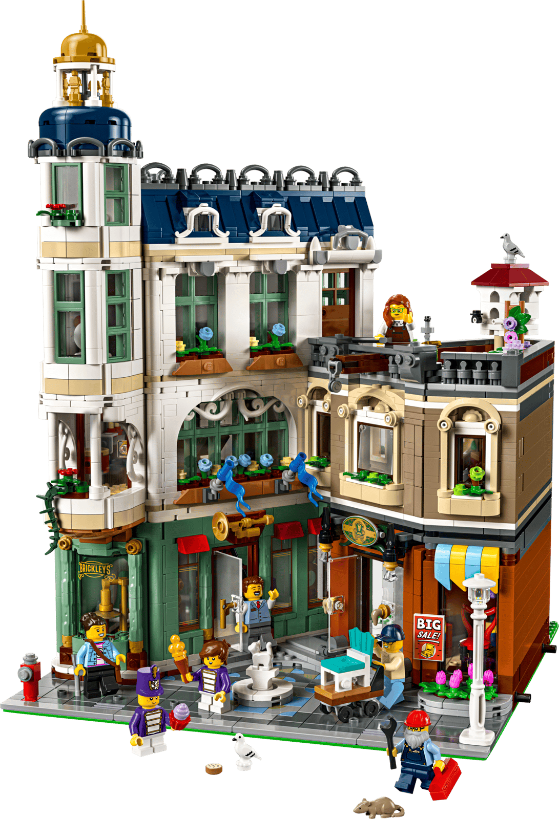 Completely Built Lego® Set of Shopping Street