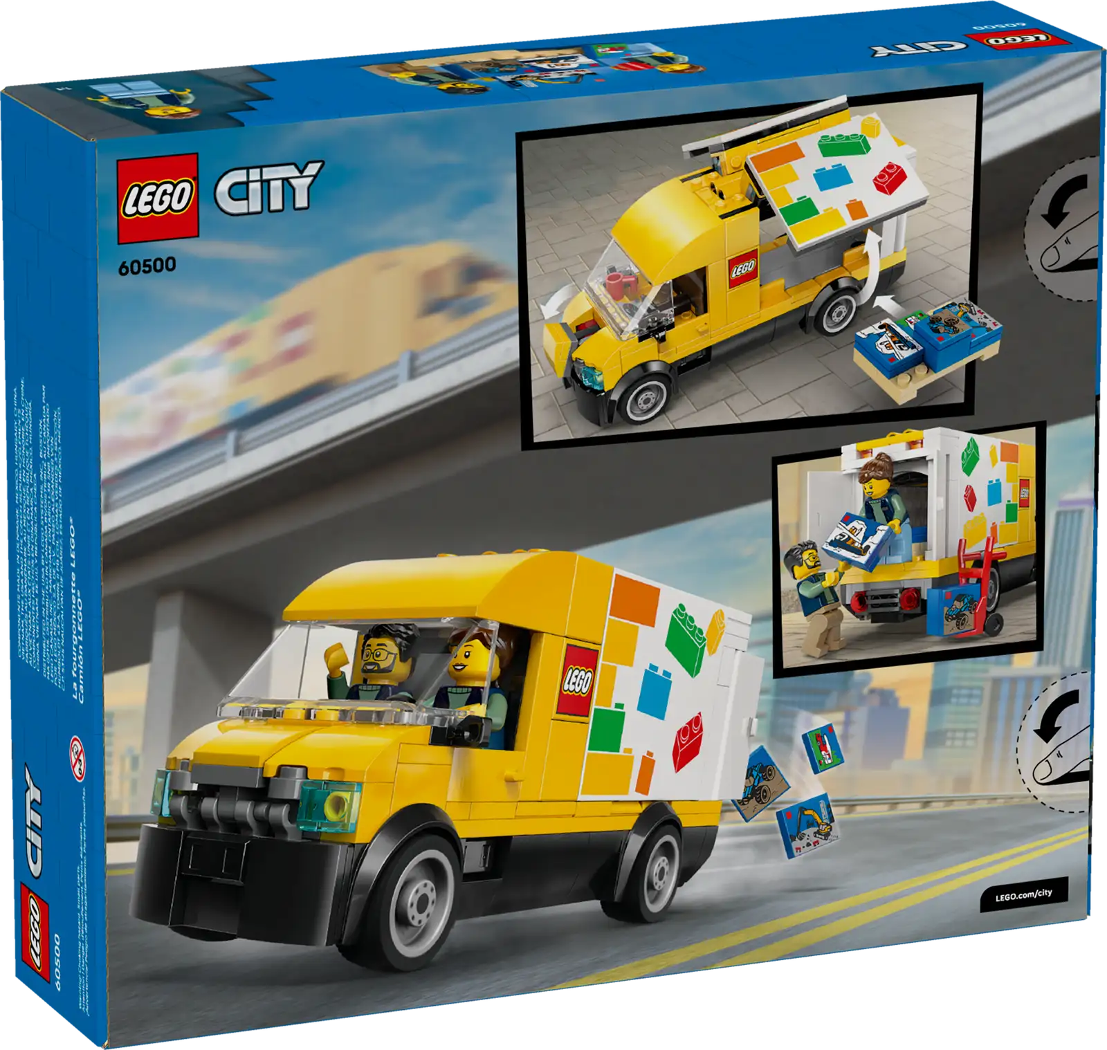 60500-1 The LEGO Van Retail Box of Lego® Set of The LEGO Van