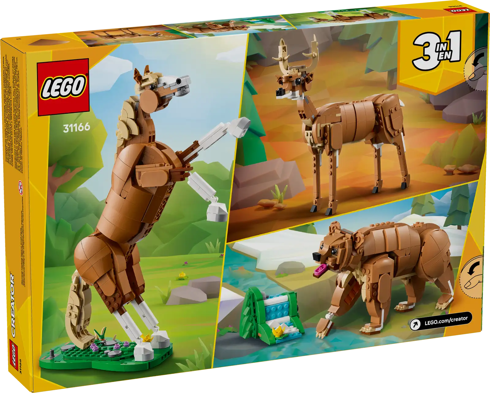 31166-1 Beautiful Horse Retail Box of Lego® Set of Beautiful Horse