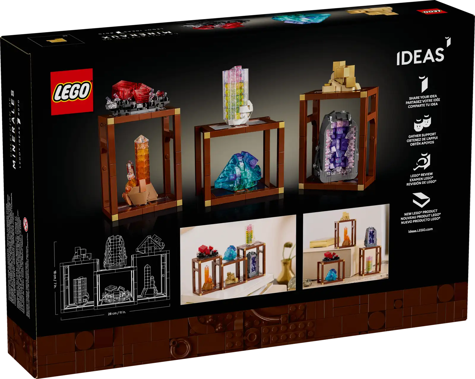 21362-1 Mineral Collection Retail Box of Lego® Set of Mineral Collection