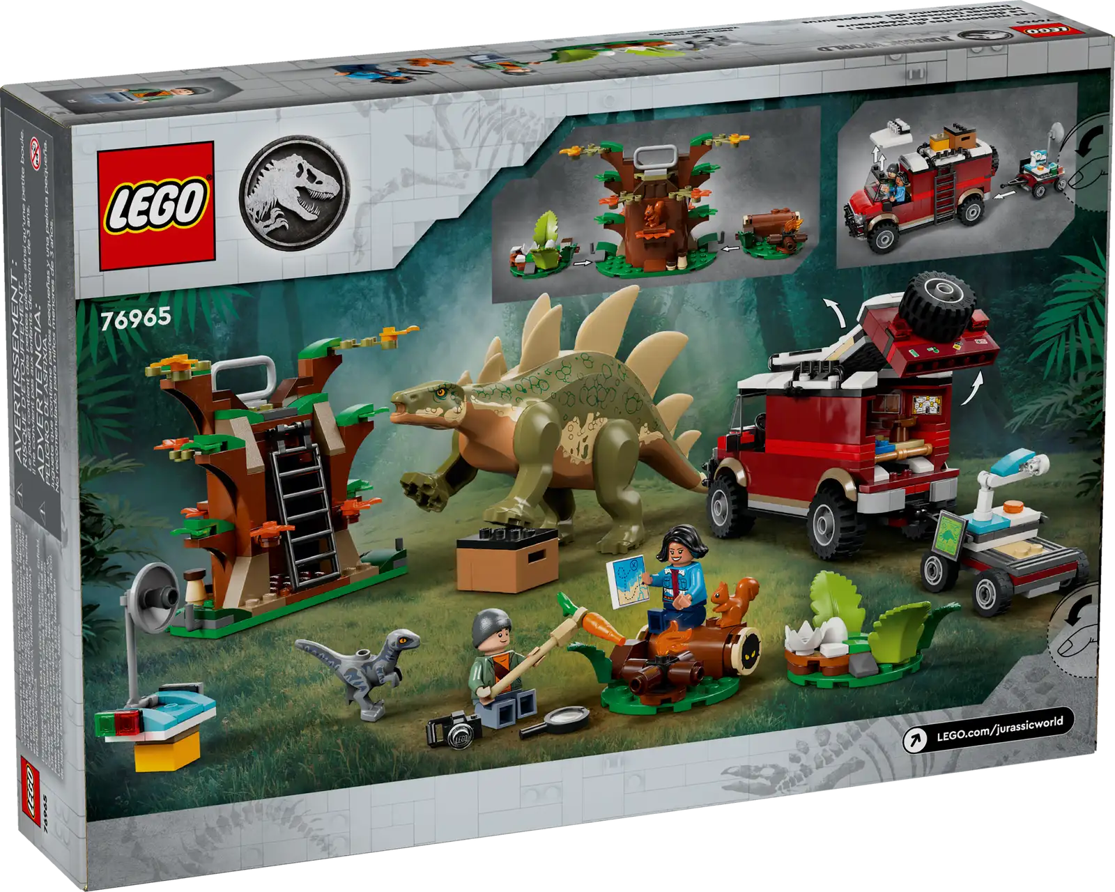 76965-1 Dinosaur Missions: Stegosaurus Discovery Retail Box of Lego® Set of Dinosaur Missions: Stegosaurus Discovery
