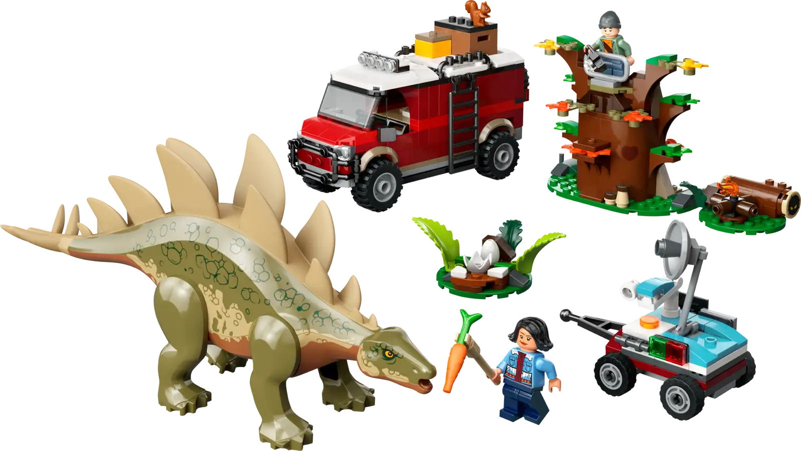 Completely Built Lego® Set of Dinosaur Missions: Stegosaurus Discovery