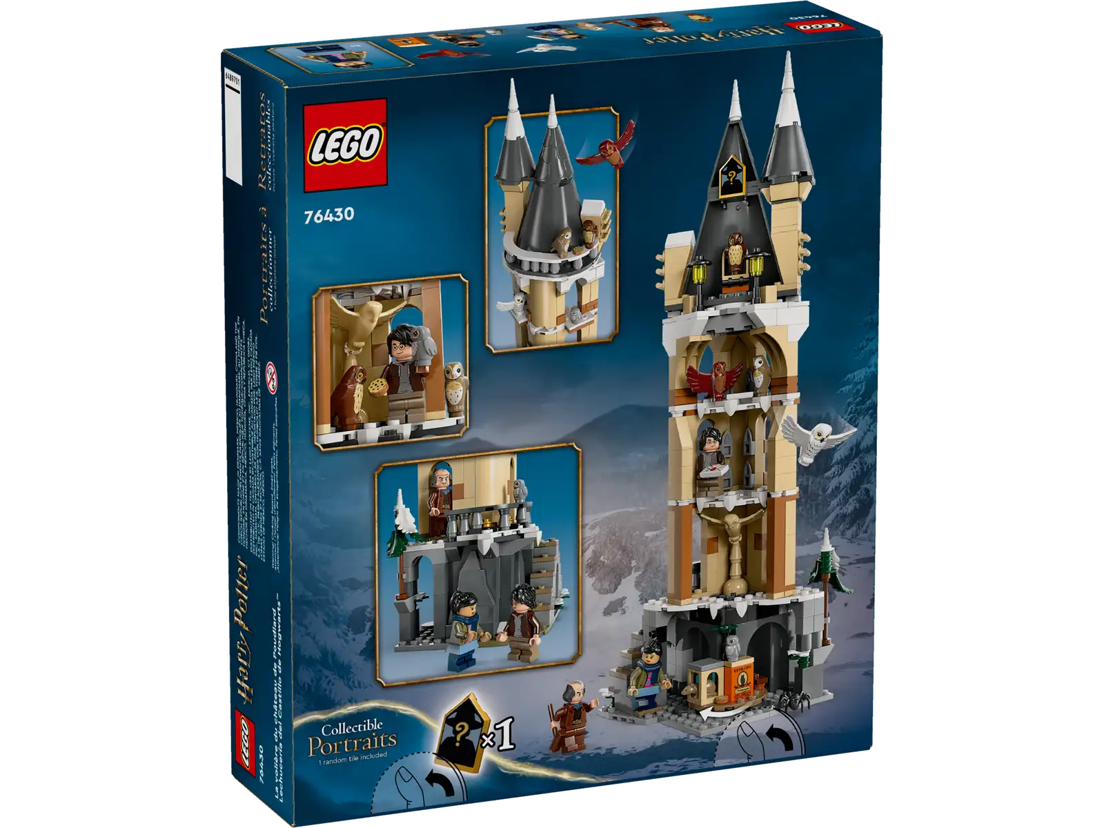 76430-1 Hogwarts Castle Owlery Retail Box of Lego® Set of Hogwarts Castle Owlery