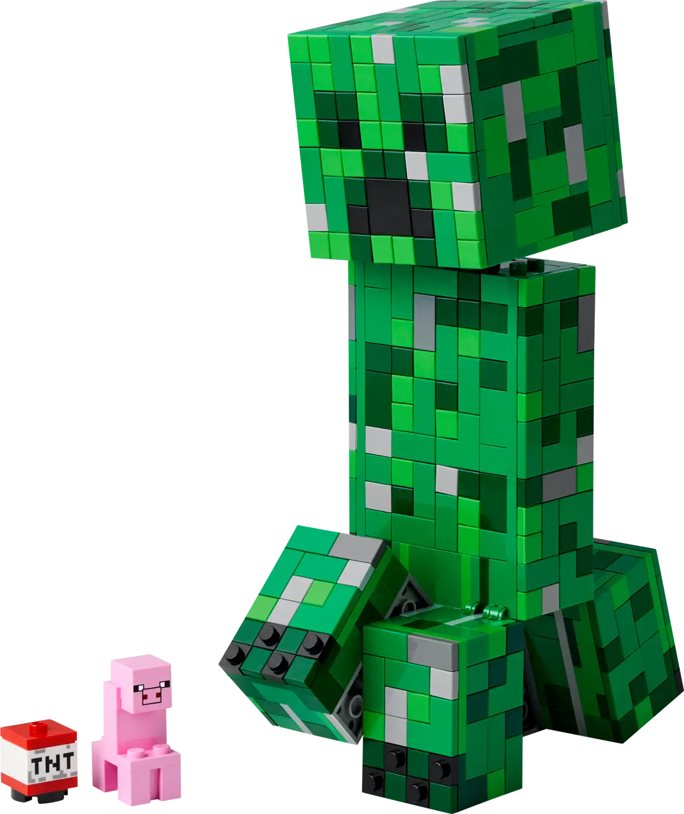 Completely Built Lego® Set of The Creeper