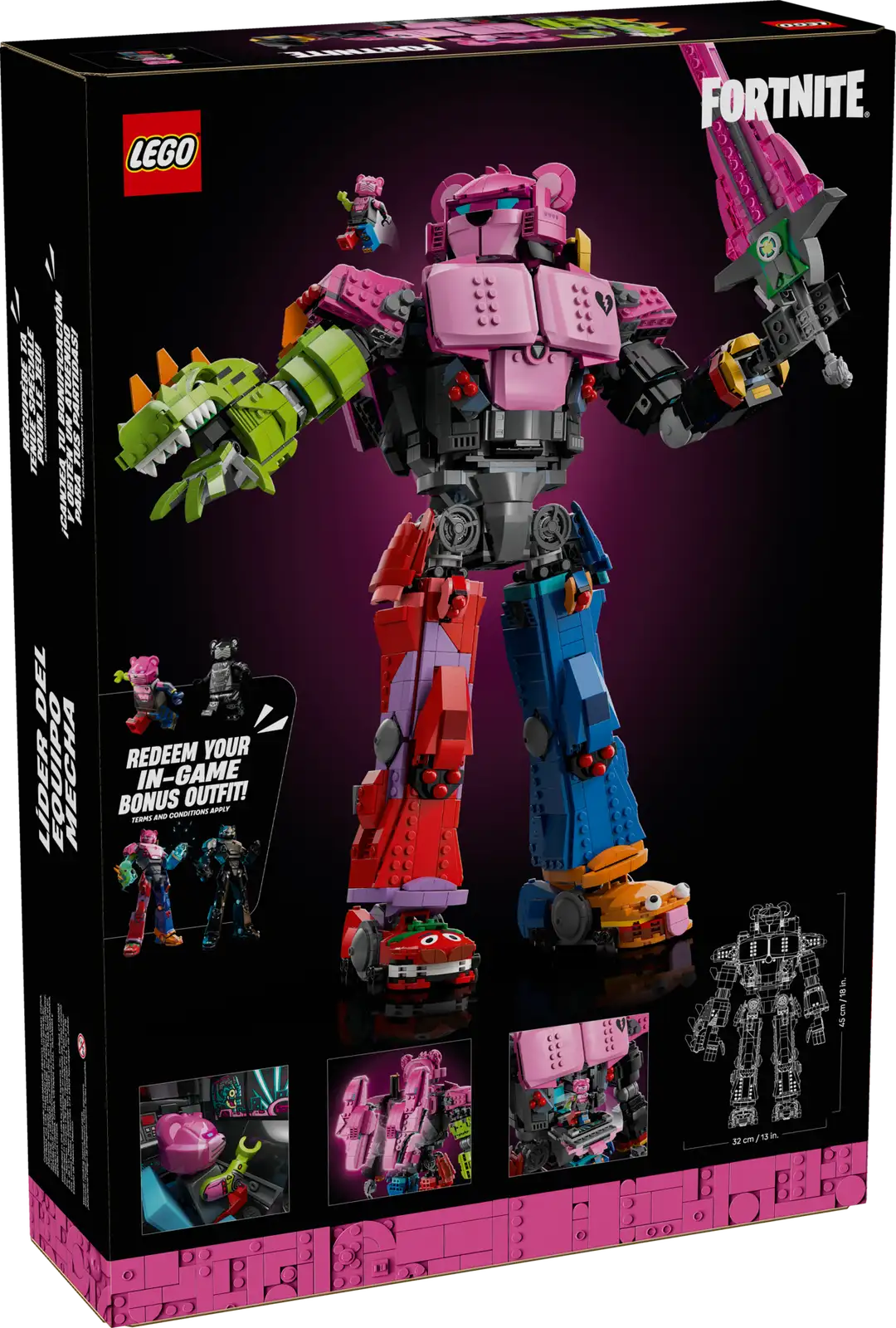 77078-1 Mecha Team Leader Retail Box of Lego® Set of Mecha Team Leader