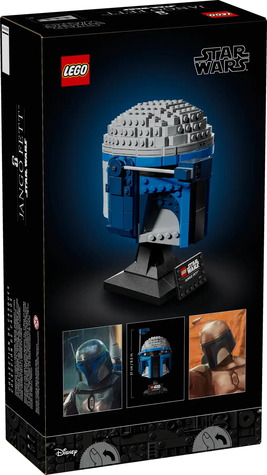 Retail Box of Lego® Set of Jango Fett Helmet