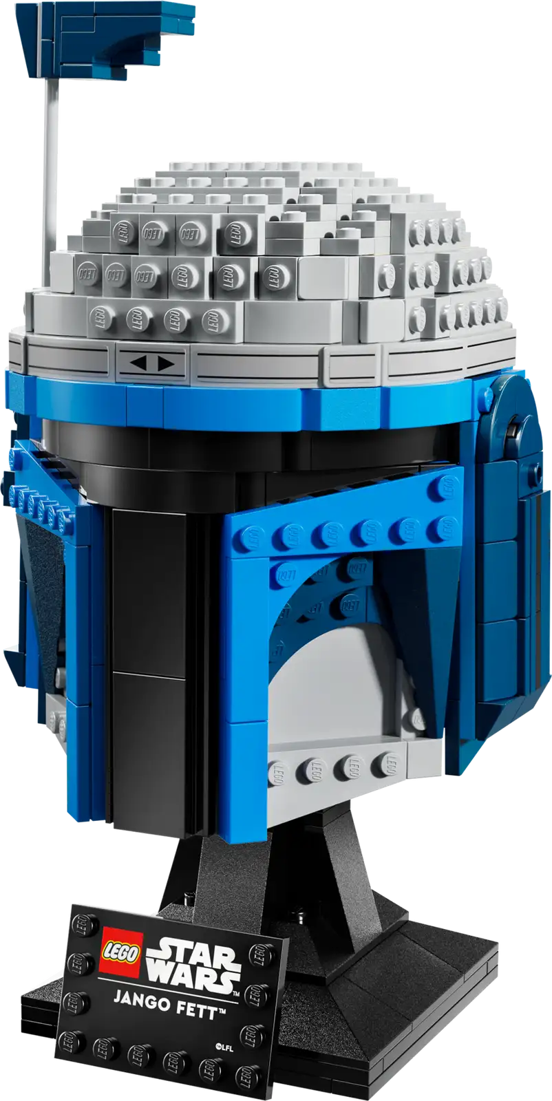Completely Built Lego® Set of Jango Fett Helmet