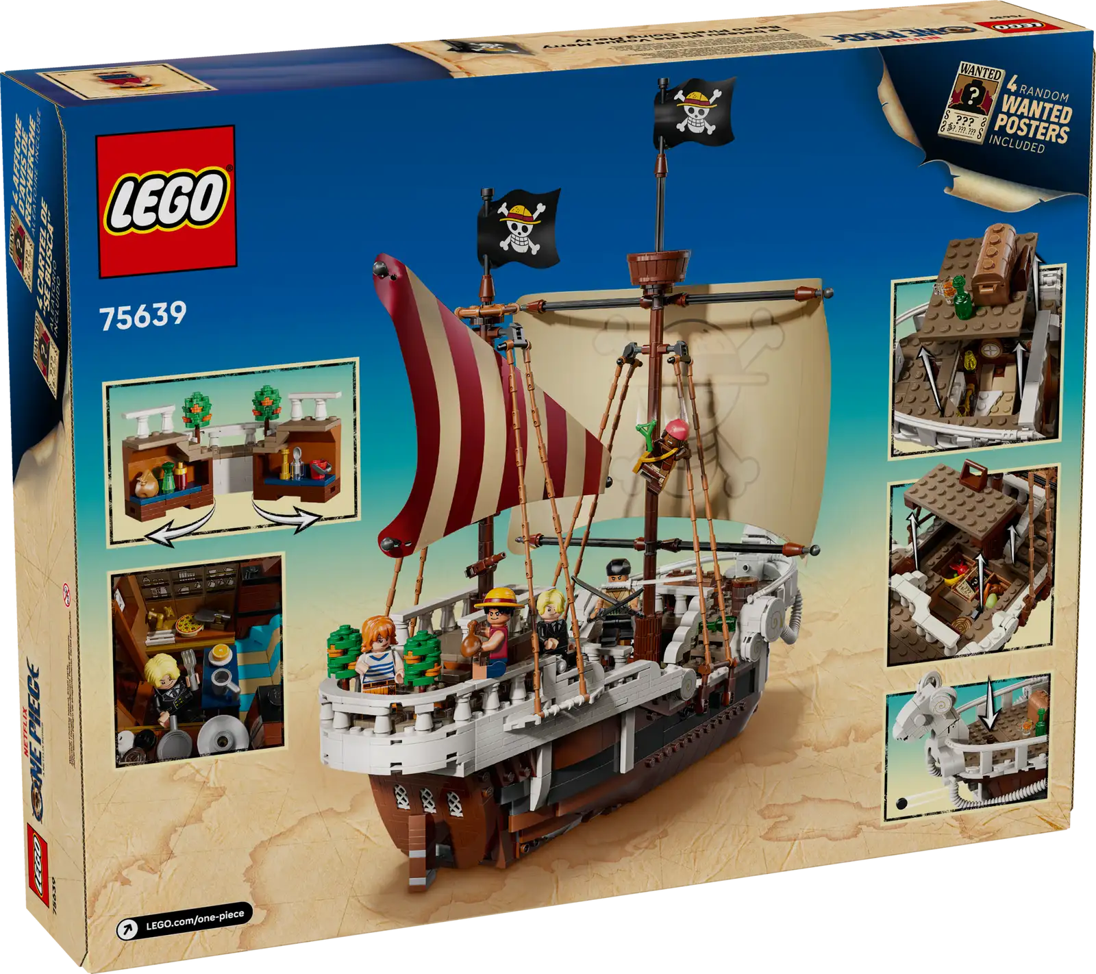 75639-1 The Going Merry Pirate Ship Retail Box of Lego® Set of The Going Merry Pirate Ship