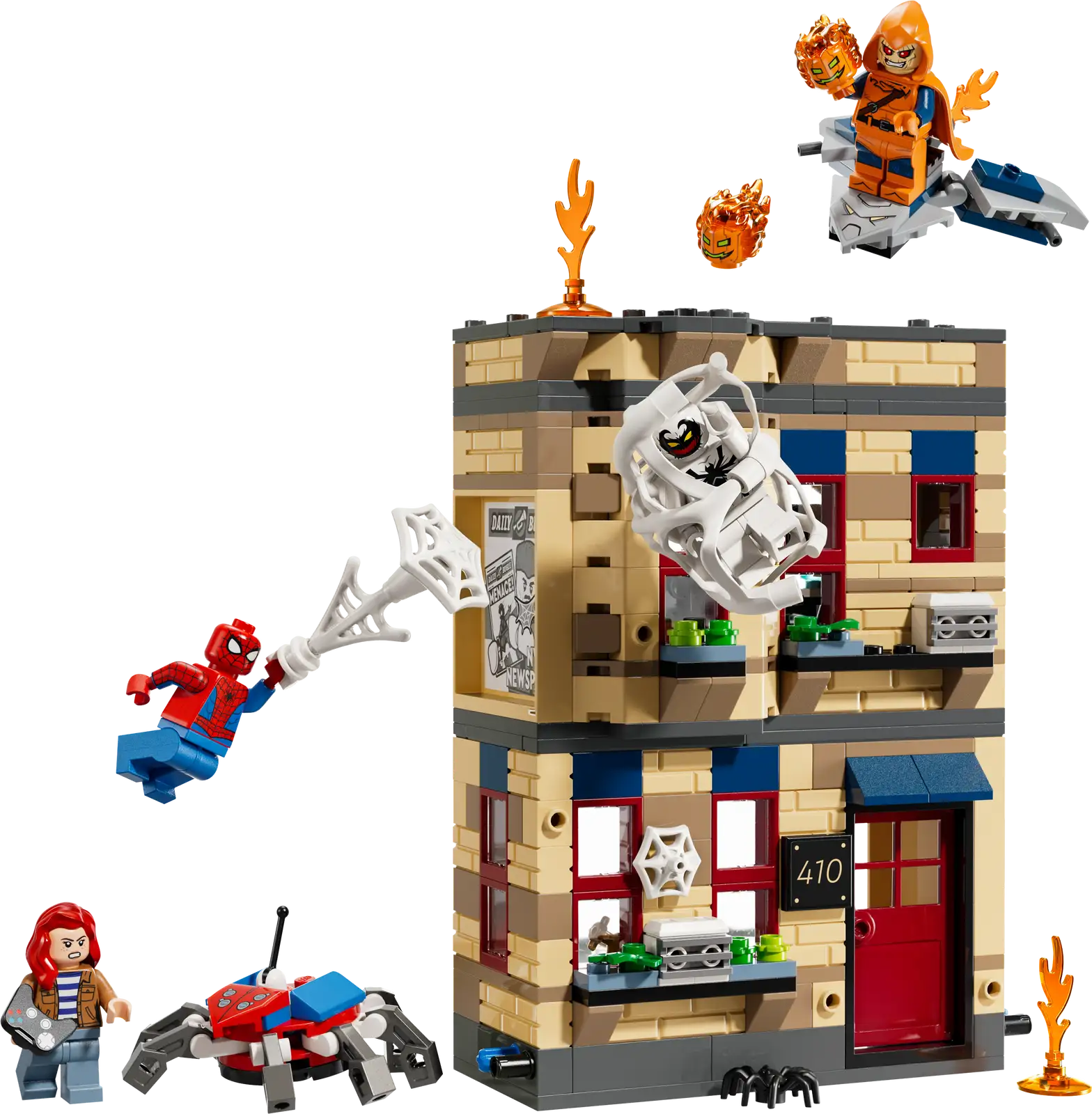 Completely Built Lego® Set of Peter Parker’s Apartment