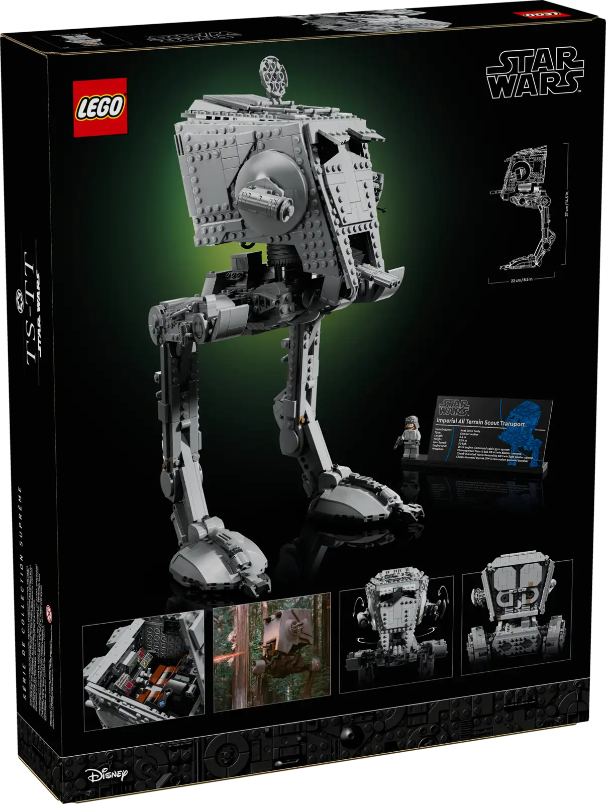 75417-1 AT-ST Walker Retail Box of Lego® Set of AT-ST Walker