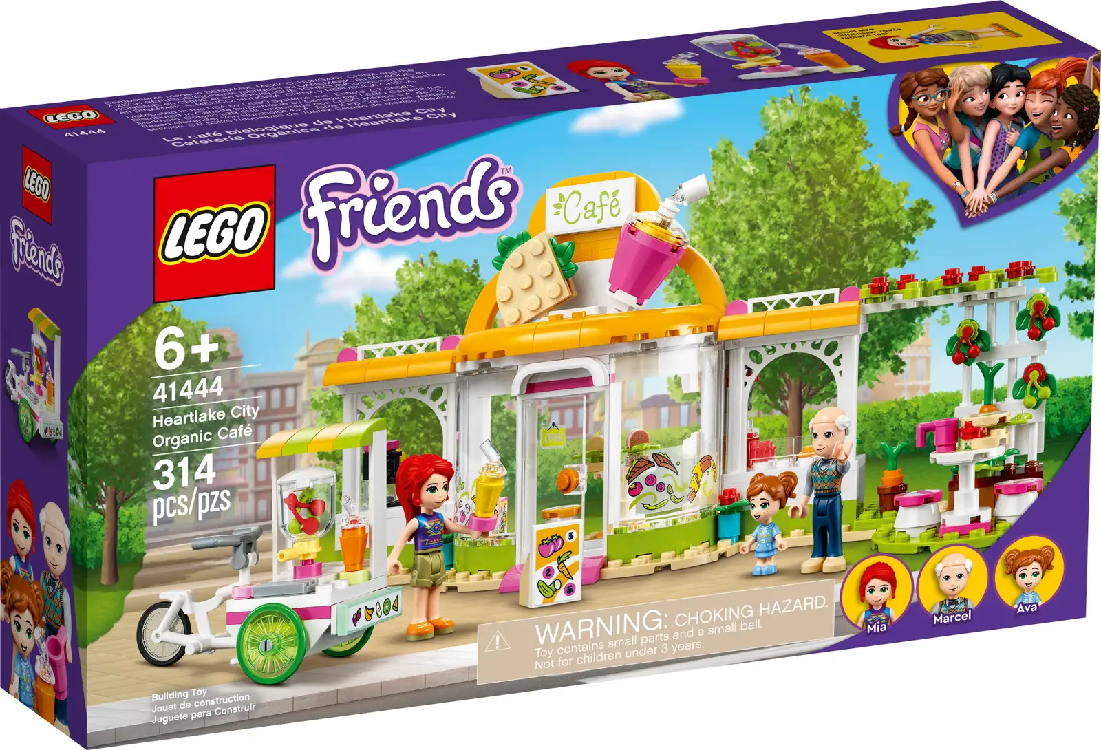41444-1 Heartlake City Organic Café Retail Box of Lego® Set of Heartlake City Organic Café