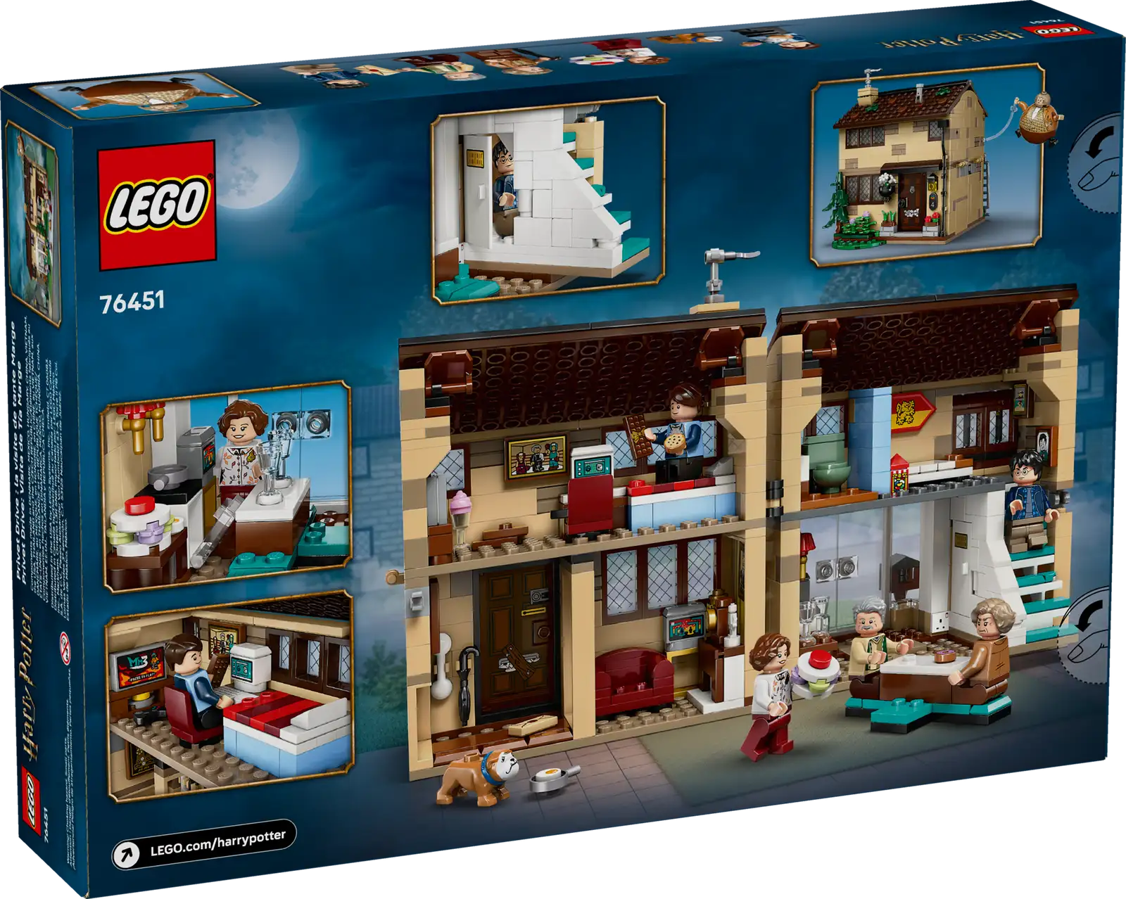 76451-1 Privet Drive: Aunt Marge's Visit Retail Box of Lego® Set of Privet Drive: Aunt Marge's Visit