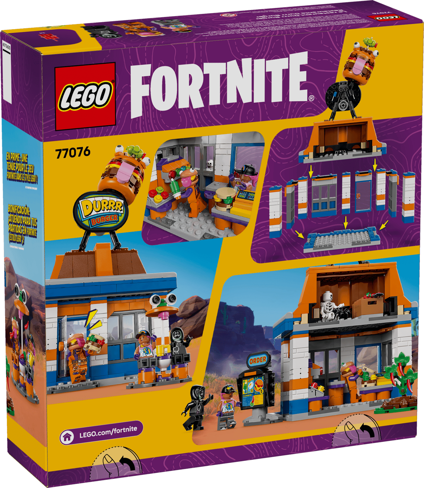 77076-1 Durrr Burger Restaurant Retail Box of Lego® Set of Durrr Burger Restaurant