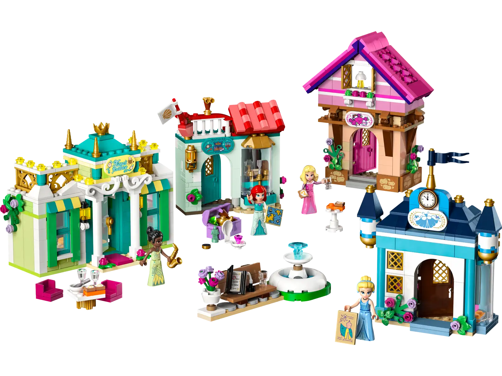 Completely Built Lego® Set of Princess Market Adventure