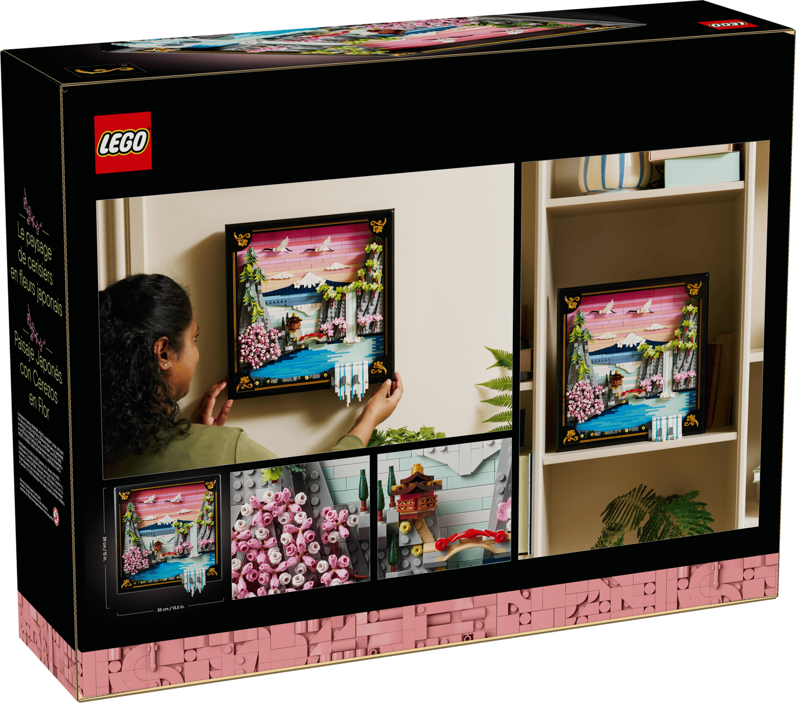 31218-1 Japanese Cherry Blossom Landscape Retail Box of Lego® Set of Japanese Cherry Blossom Landscape