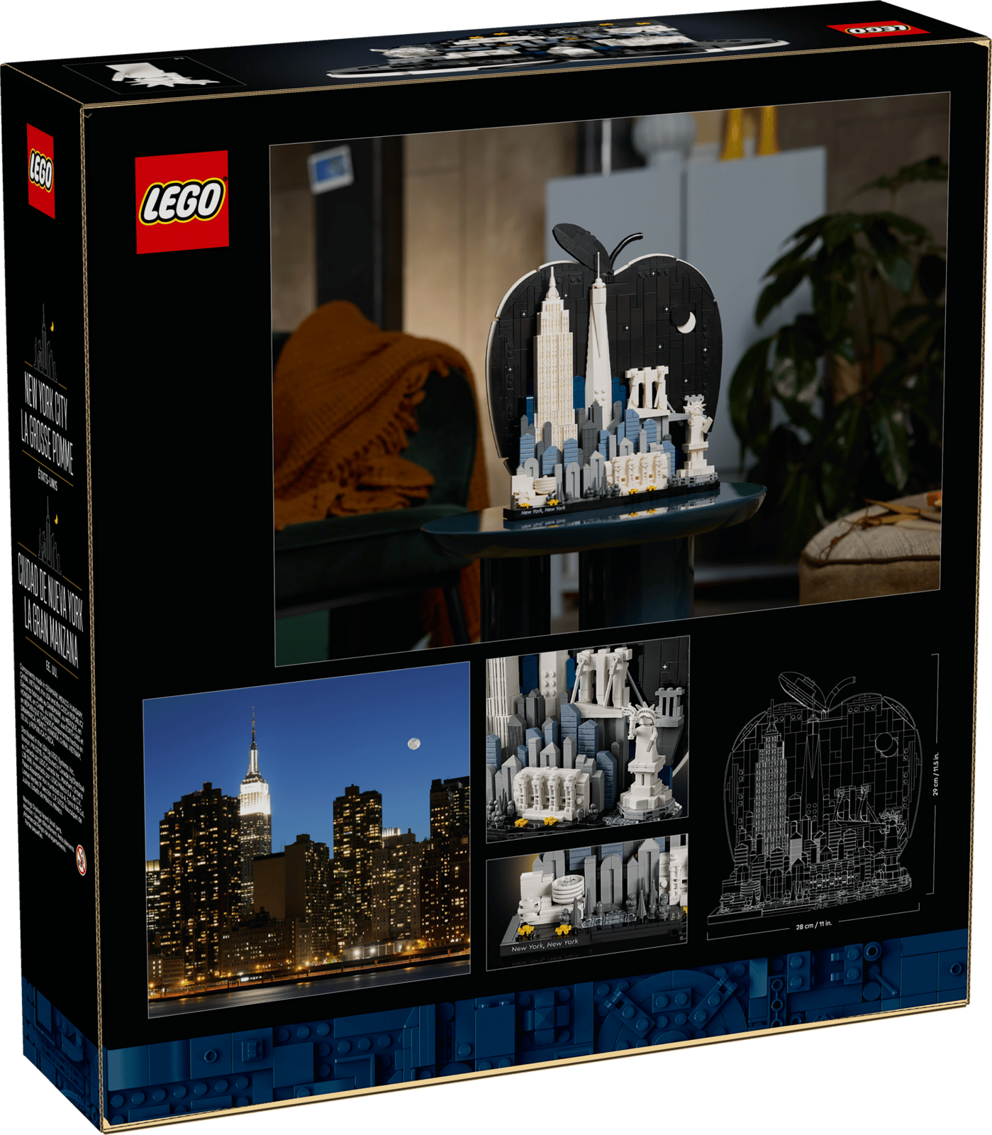 21066-1 New York City – The Big Apple Retail Box of Lego® Set of New York City – The Big Apple