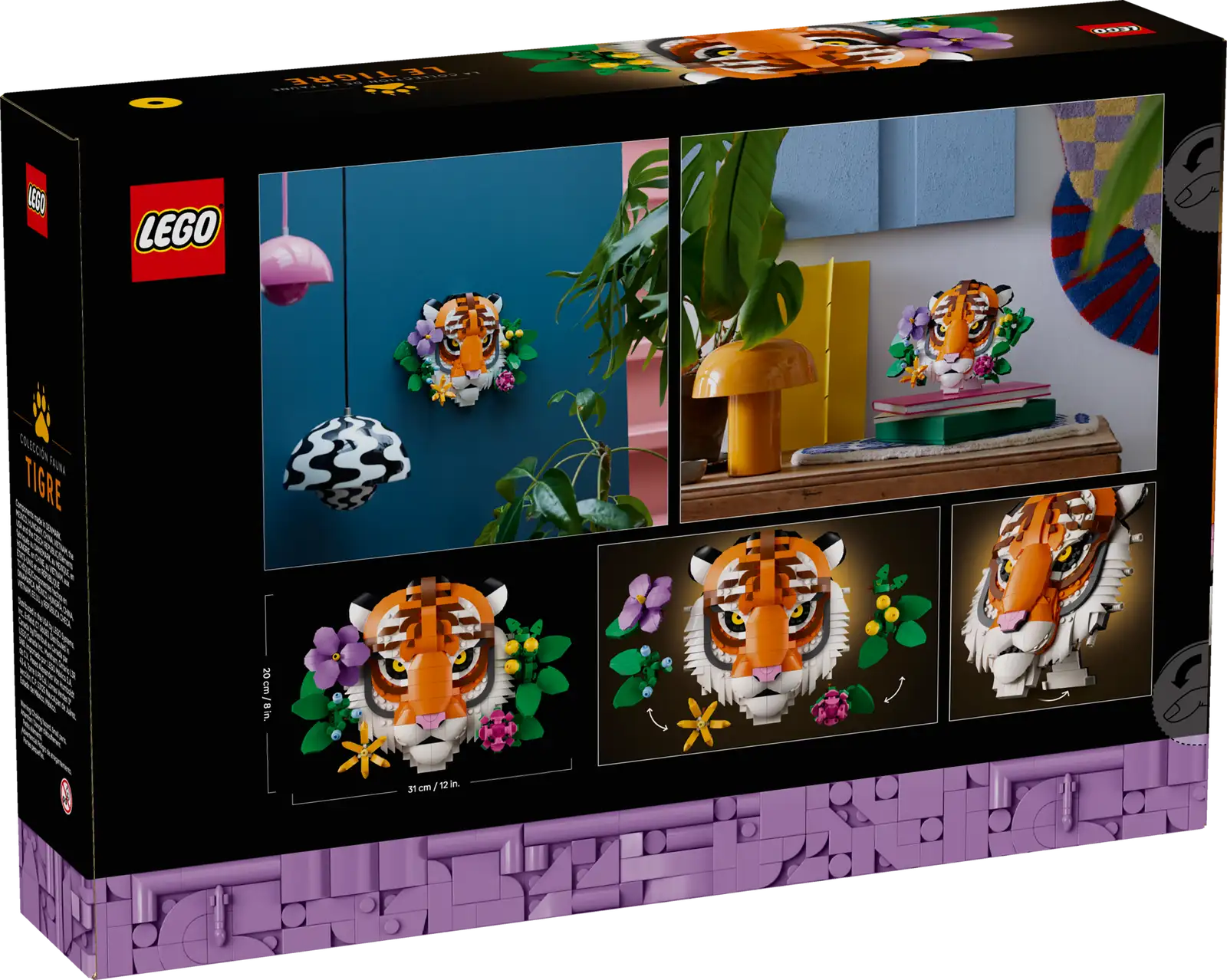 31217-1 Tiger Retail Box of Lego® Set of Tiger