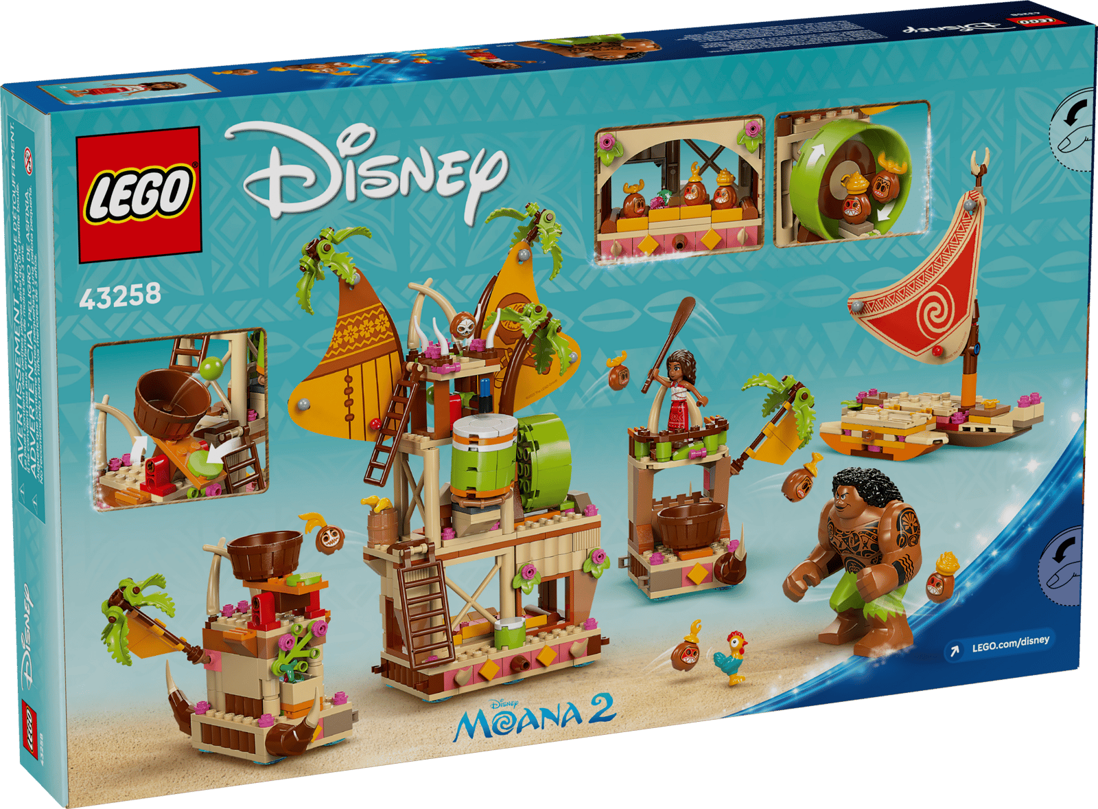 43258-1 Kakamora Barge Retail Box of Lego® Set of Kakamora Barge