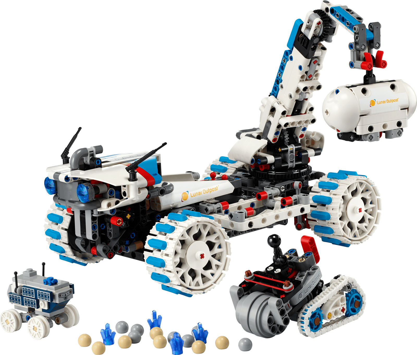 Completely Built Lego® Set of Lunar Outpost Moon Rover Space Vehicle