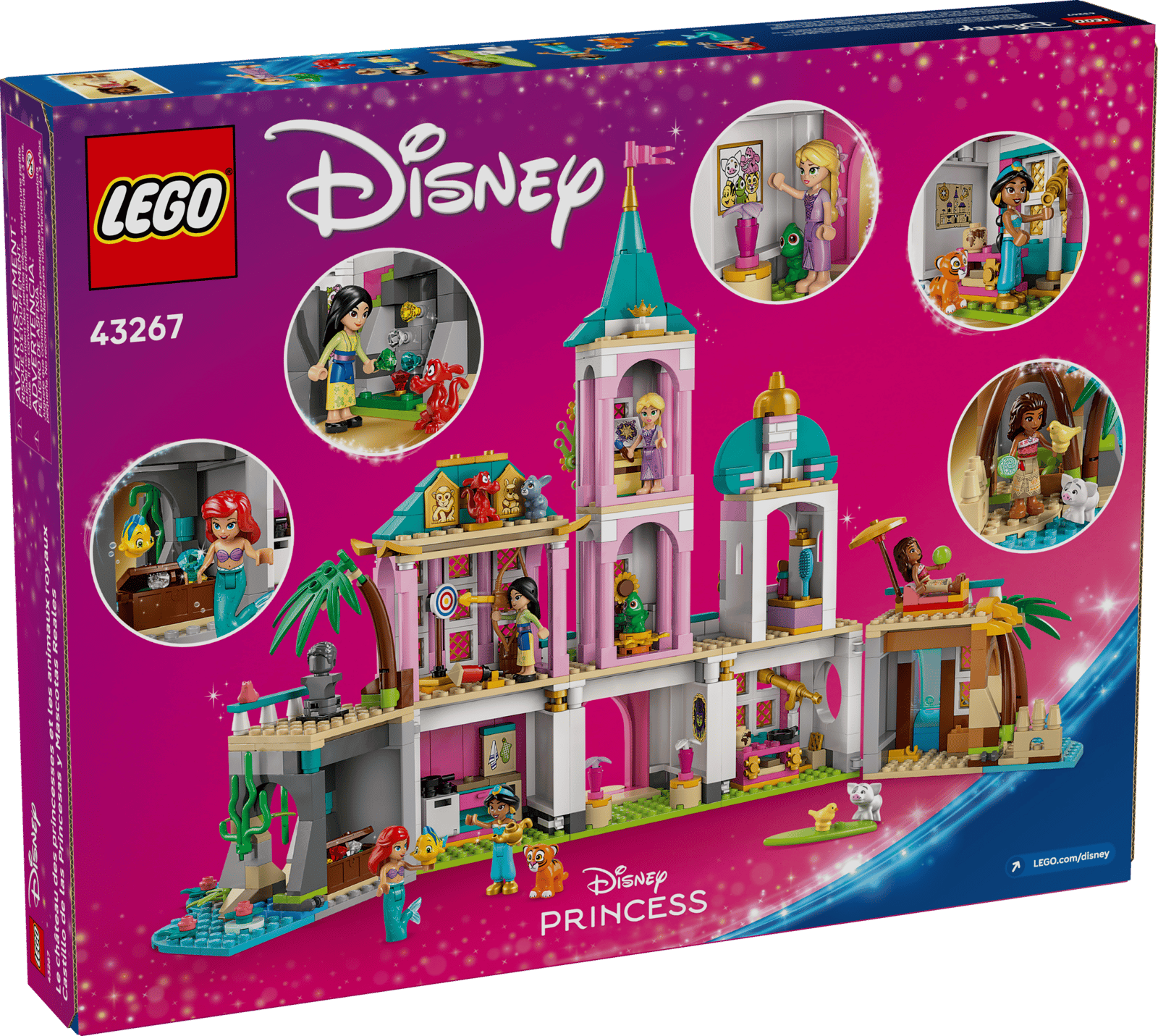 43267-1 Princess Castle & Royal Pets Retail Box of Lego® Set of Princess Castle & Royal Pets