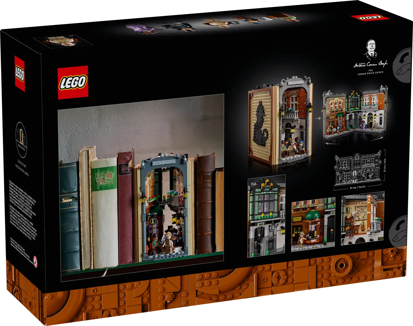 10351-1 Sherlock Holmes: Book Nook Retail Box of Lego® Set of Sherlock Holmes: Book Nook