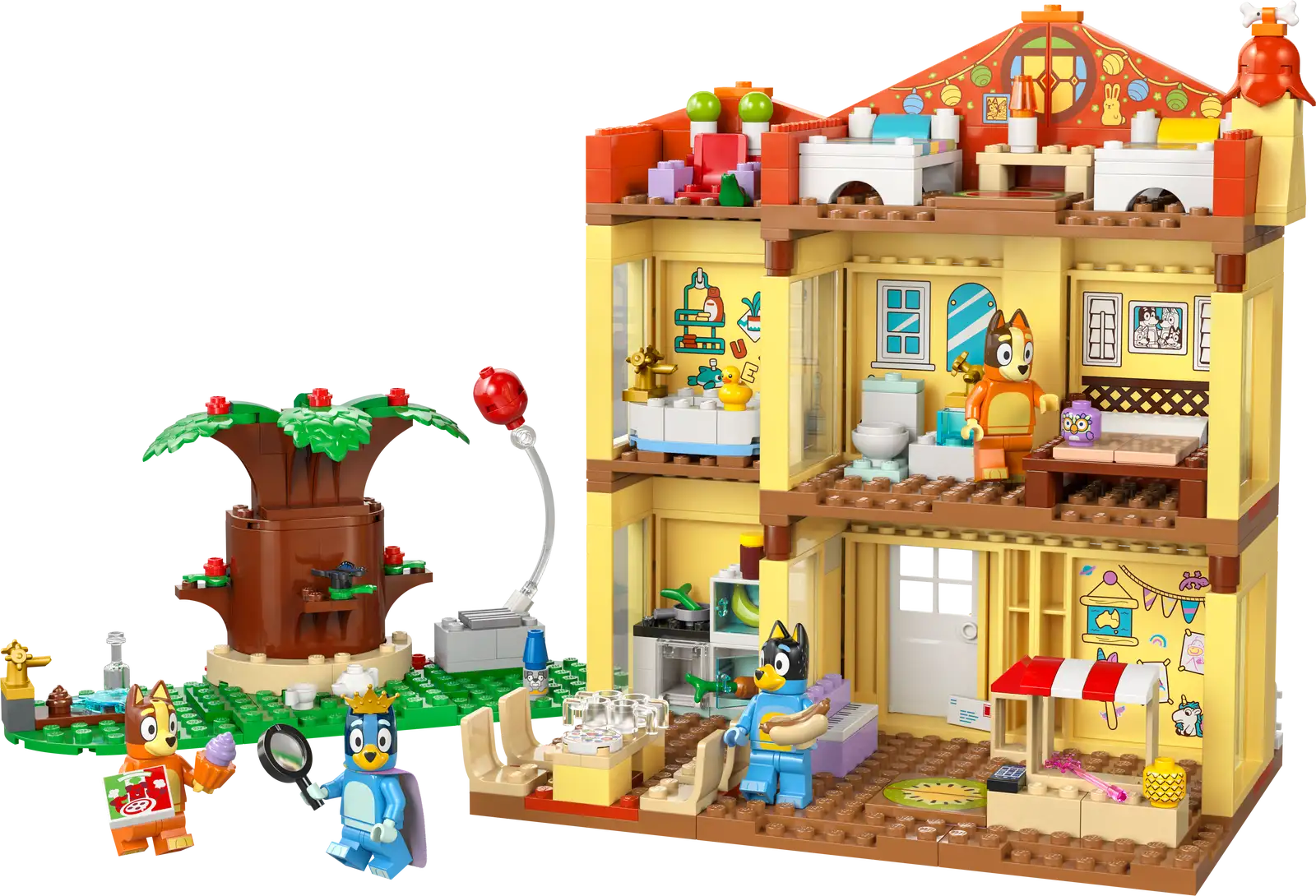 Completely Built Lego® Set of Bluey’s Family House