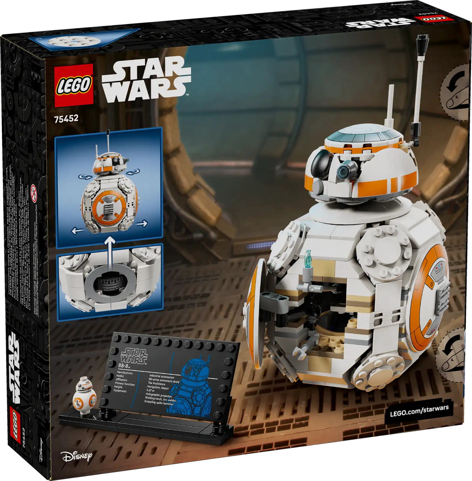 75452-1 BB-8 Astromech Droid Retail Box of Lego® Set of BB-8 Astromech Droid